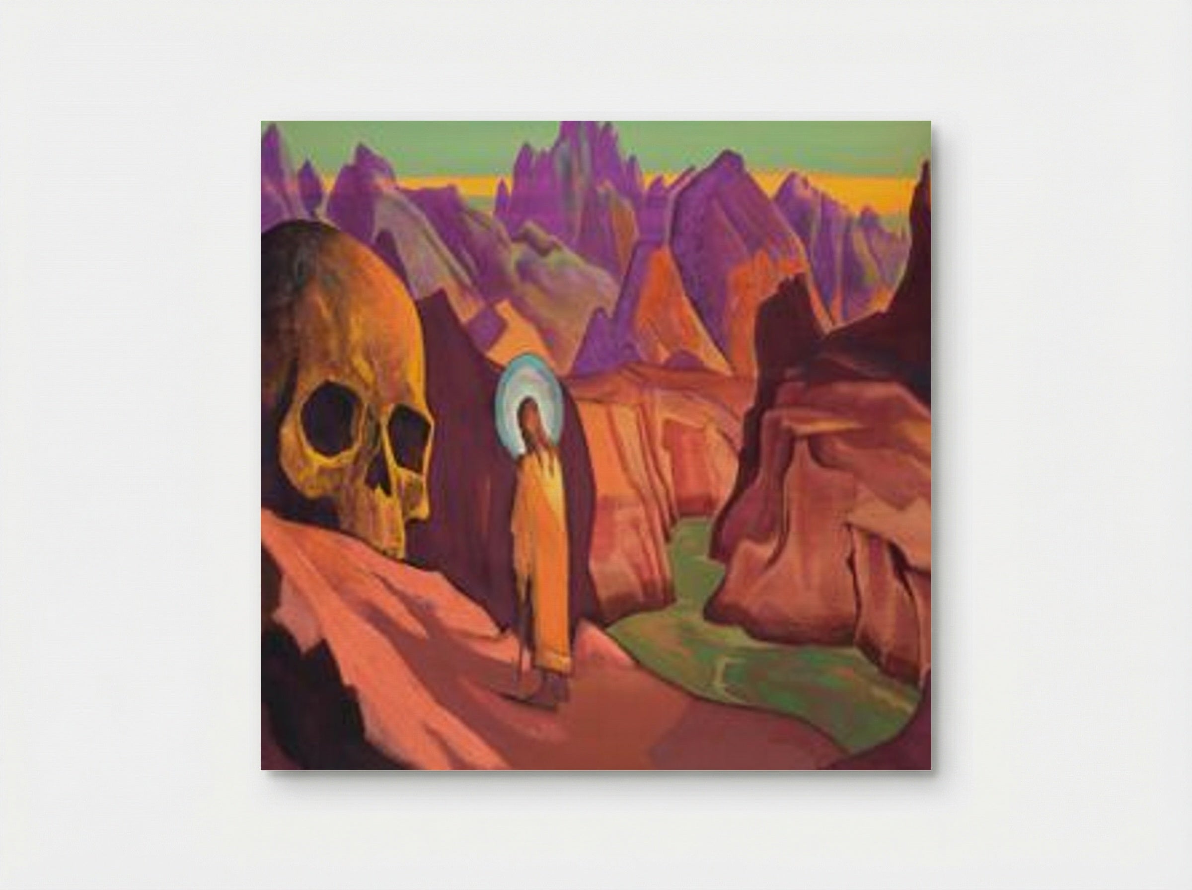 Issa and Giant's Head - Nicholas Roerich - Poster