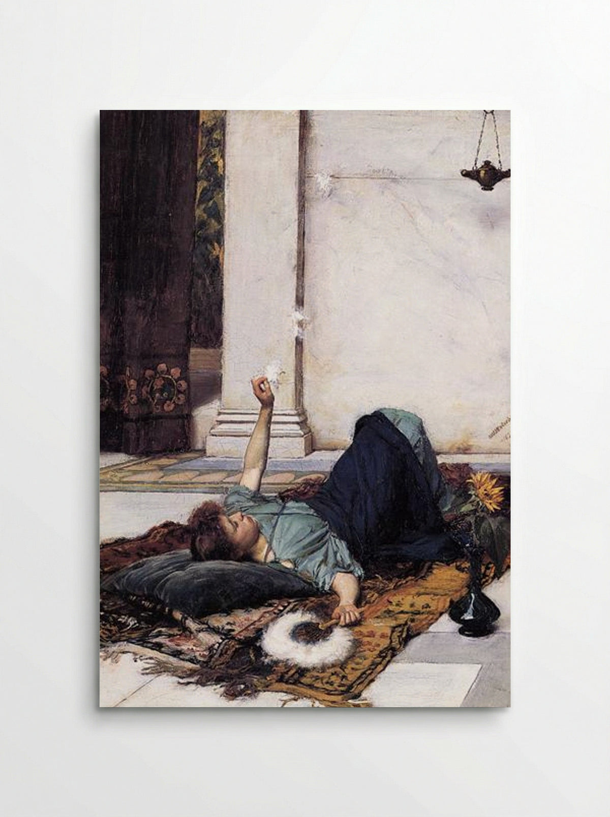 It's Sweet Doing Nothing - John William Waterhouse - Poster