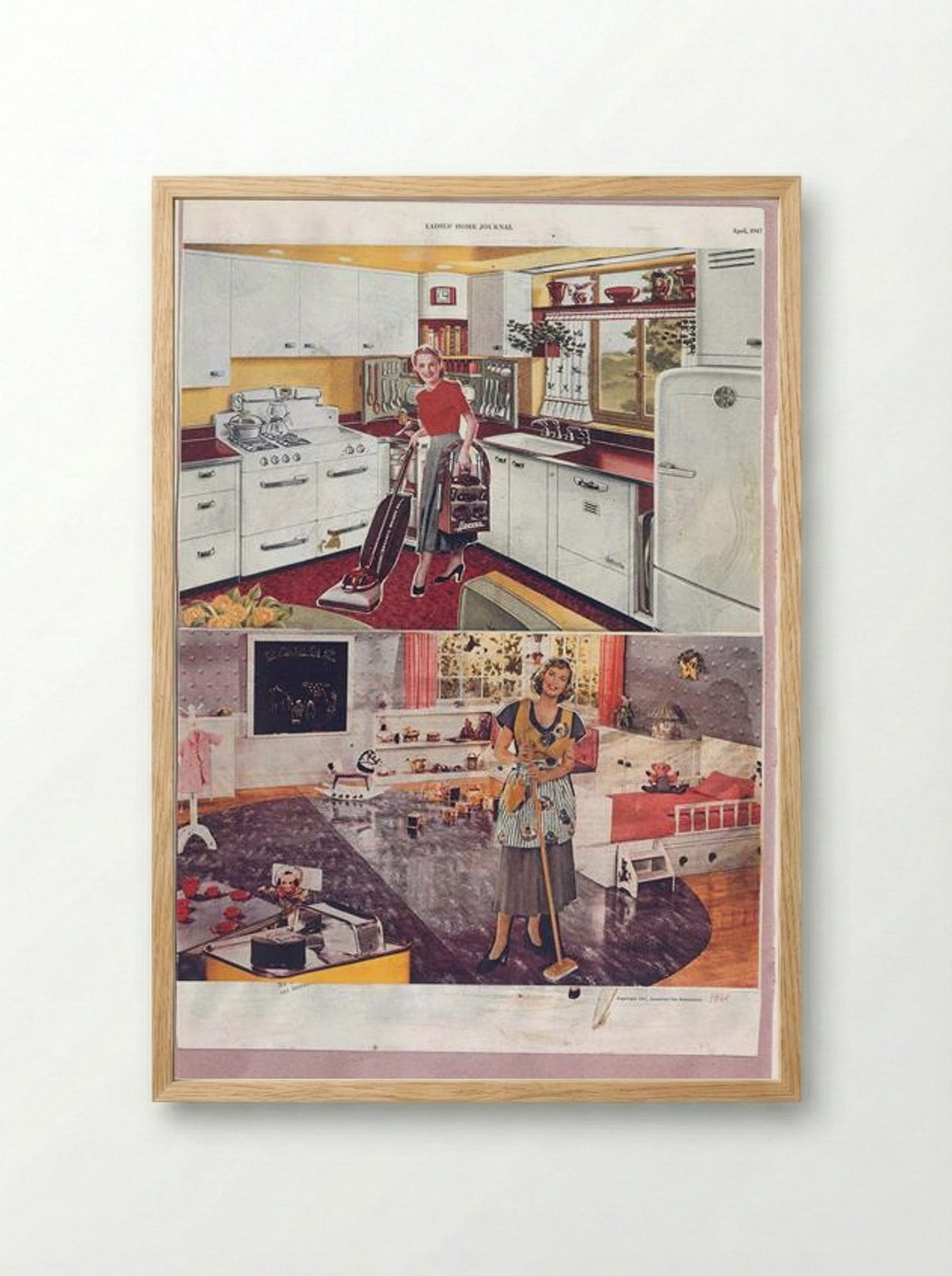 It's a Psychological Fact Pleasure Helps your Disposition - Eduardo Paolozzi - Framed Print Wood