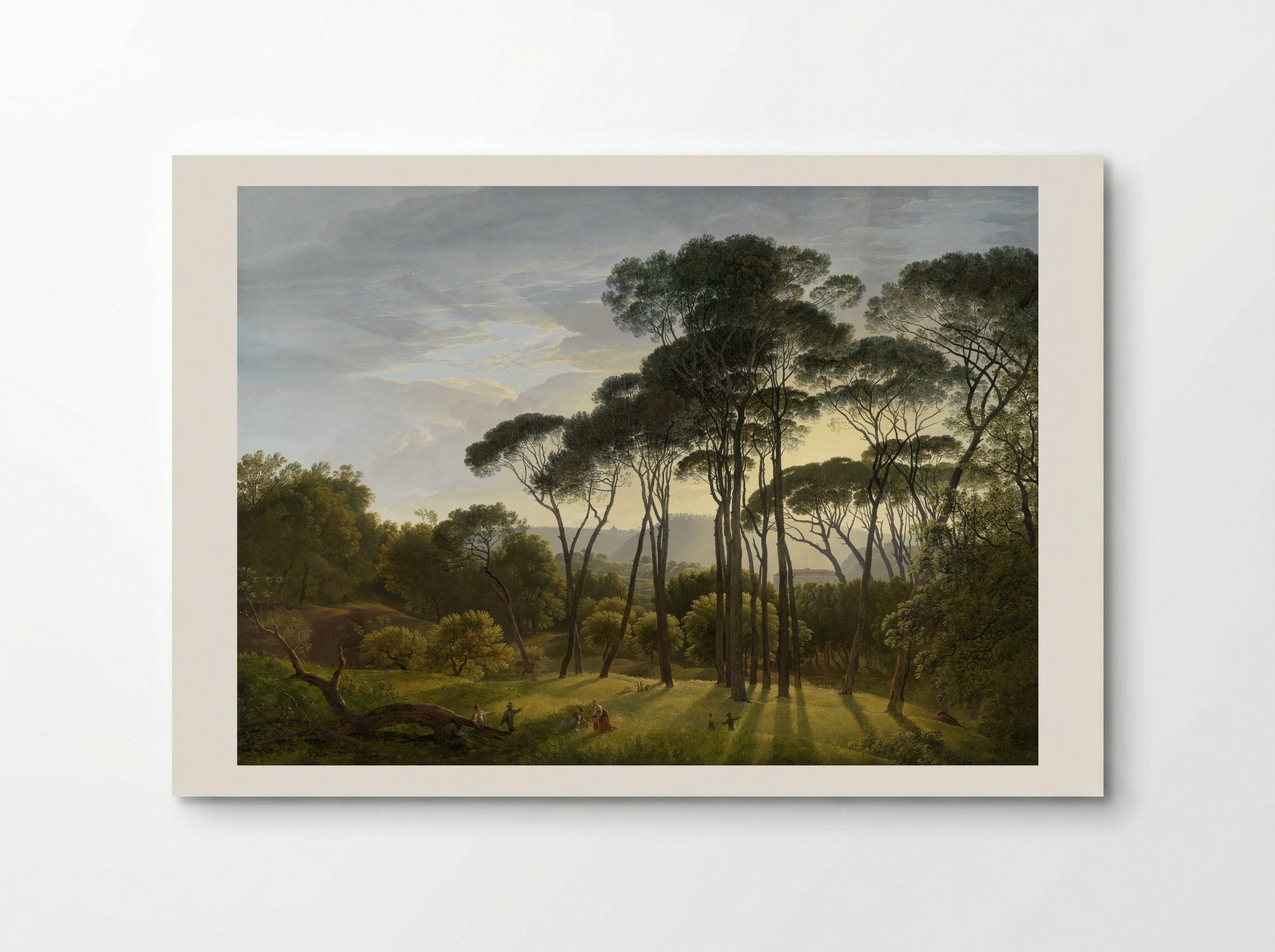 Italian Landscape with Umbrella Pines - Hendrik Voogd - Poster