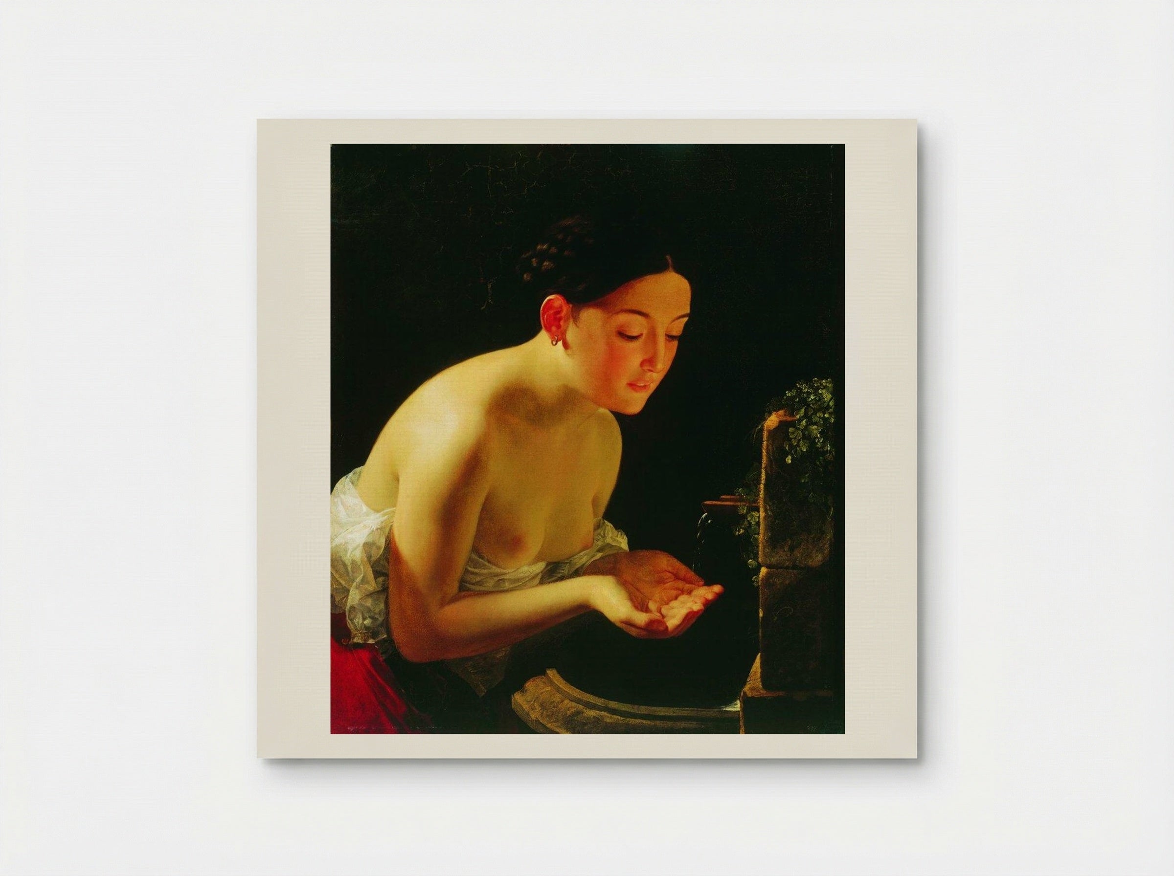 Italian Morning - Karl Bryullov - Poster