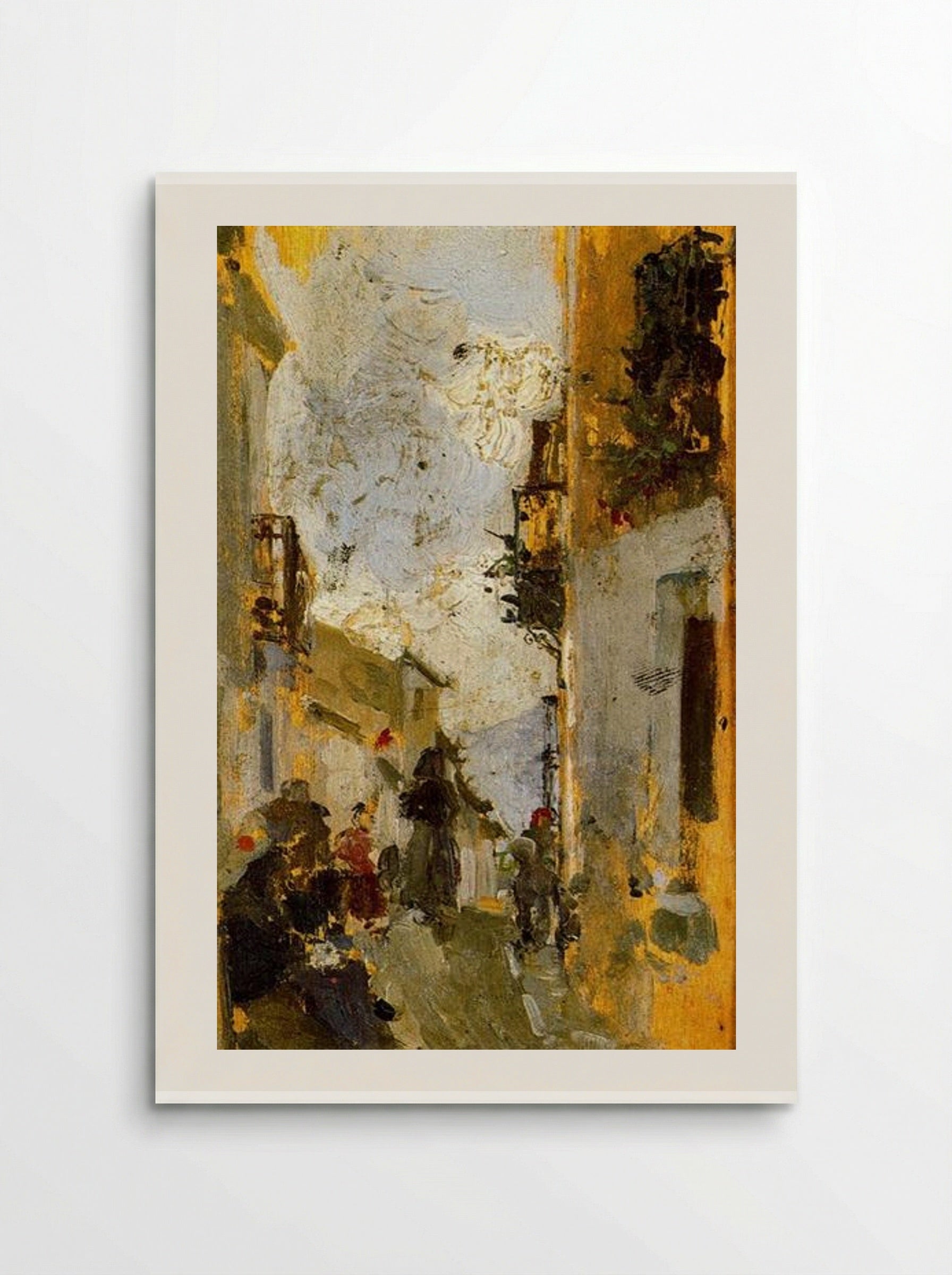Italian Street - Joaquín Sorolla - Poster