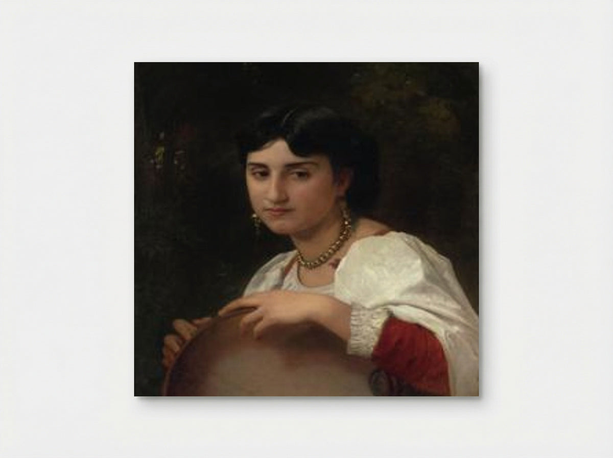 Italian Woman with Tambourine - William-Adolphe Bouguereau - Poster