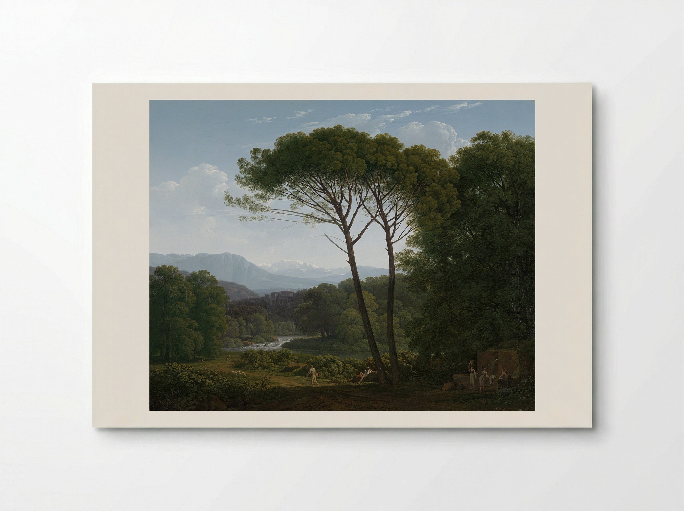 Italianate Landscape with Pines - Hendrik Voogd - Poster