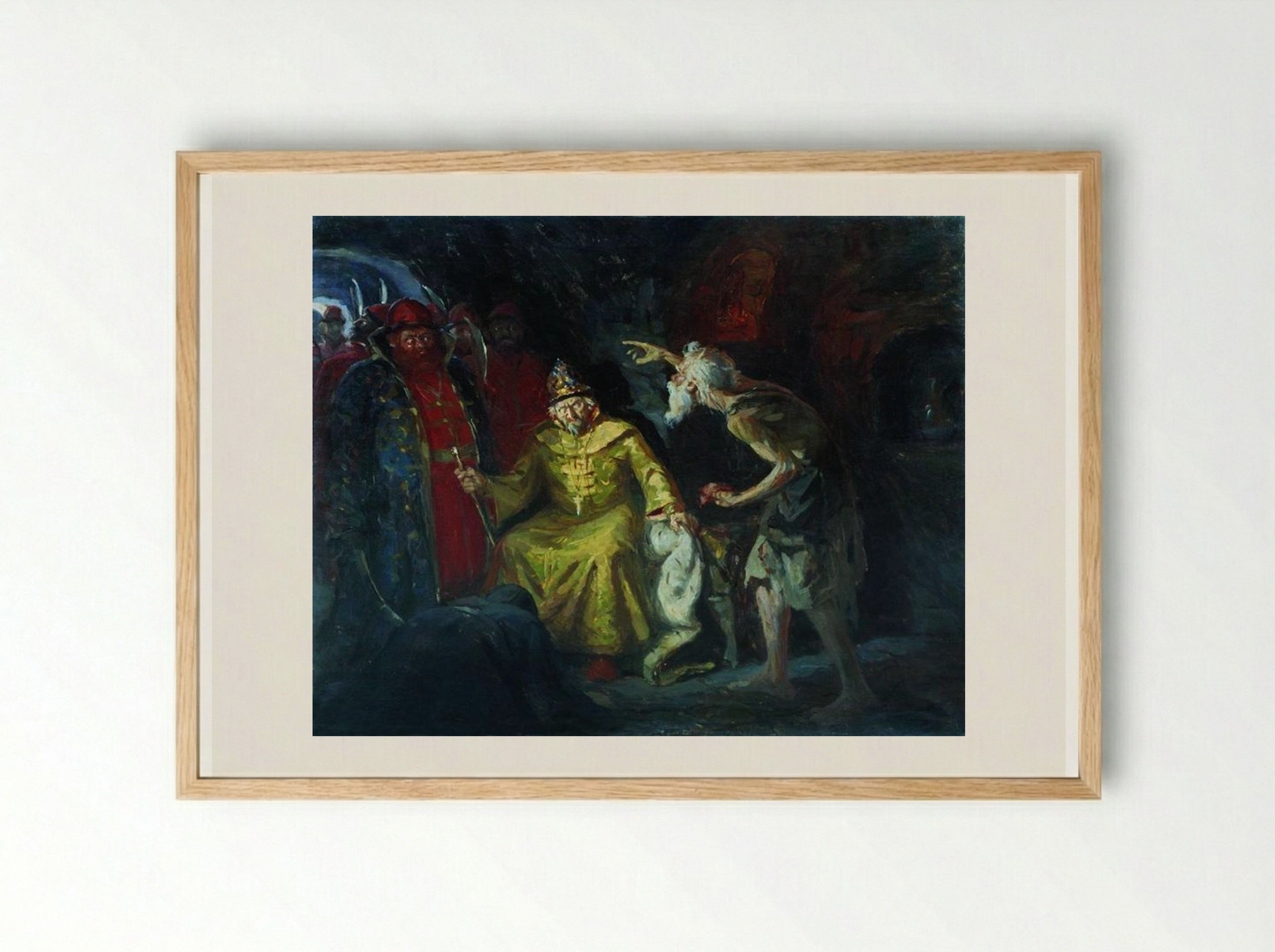 Ivan the Terrible - Andrei Ryabushkin - Framed Print Wood