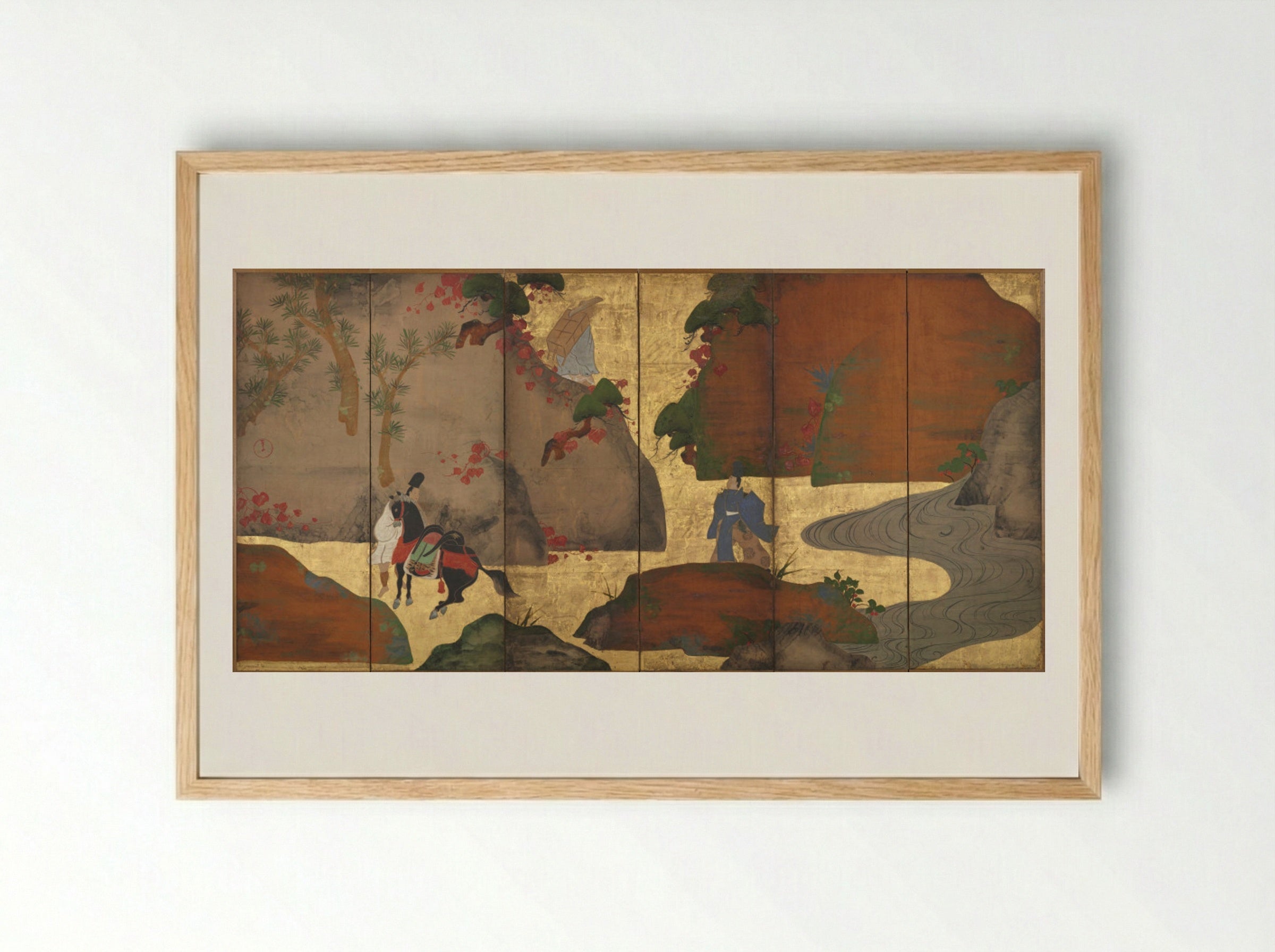 Ivy Lane - Fukae Roshū - Framed Print Wood