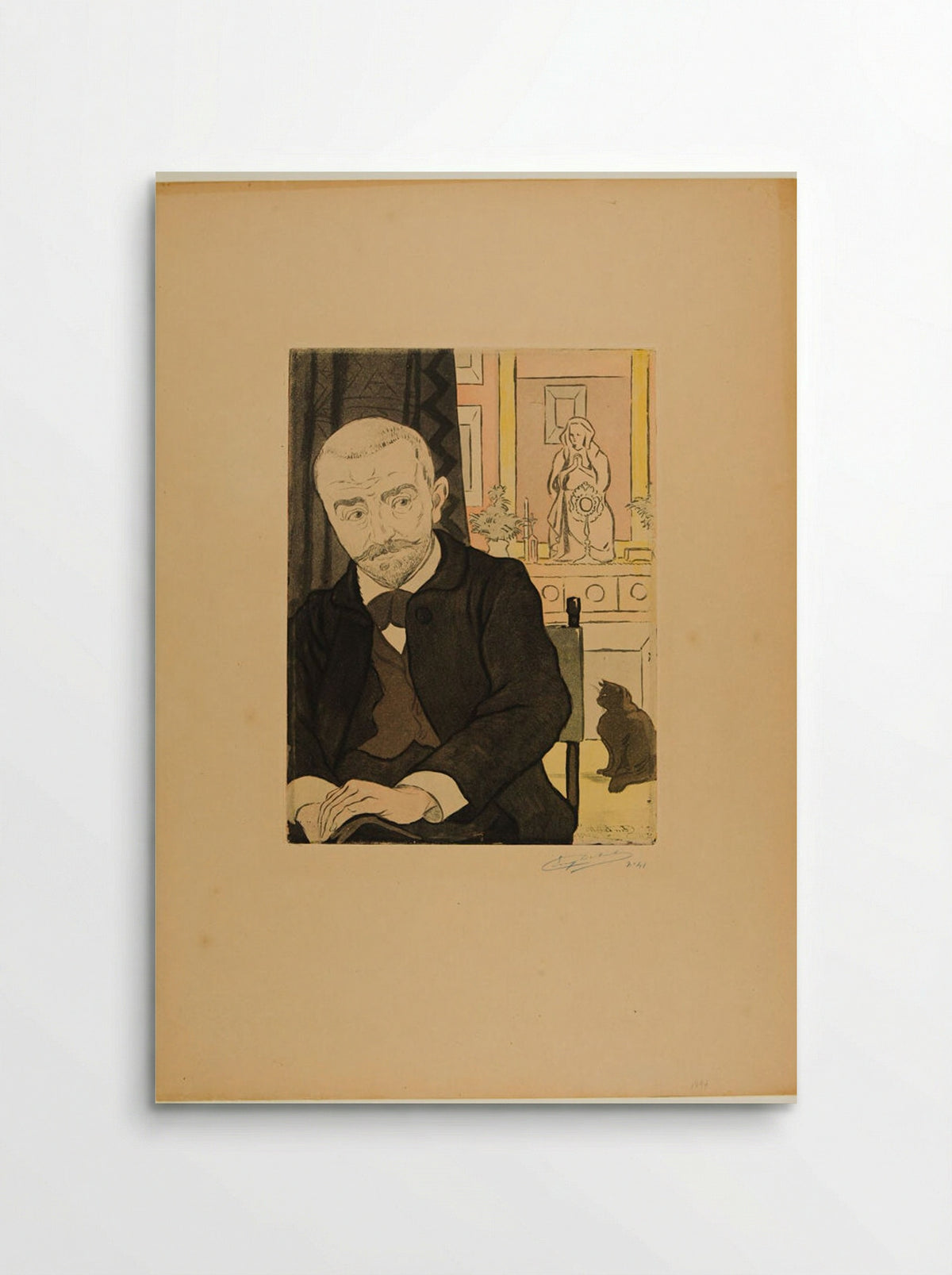 J. K. Huysmans - Eugène Delâtre - Poster
