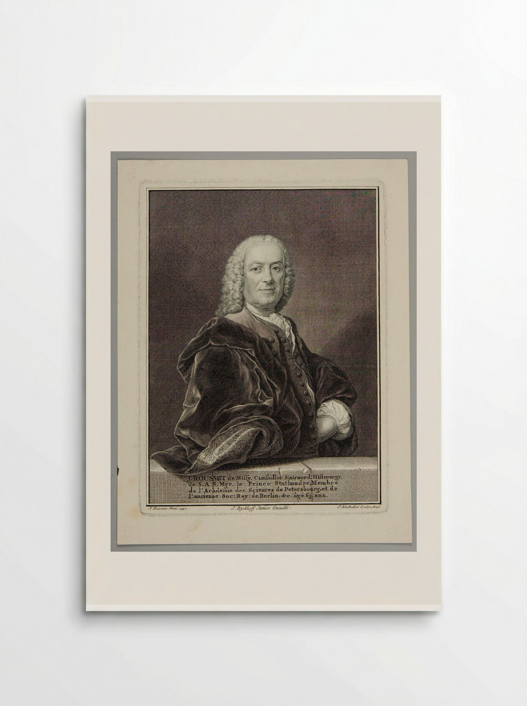 J. Rousset de Missy - Jacobus Houbraken - Poster