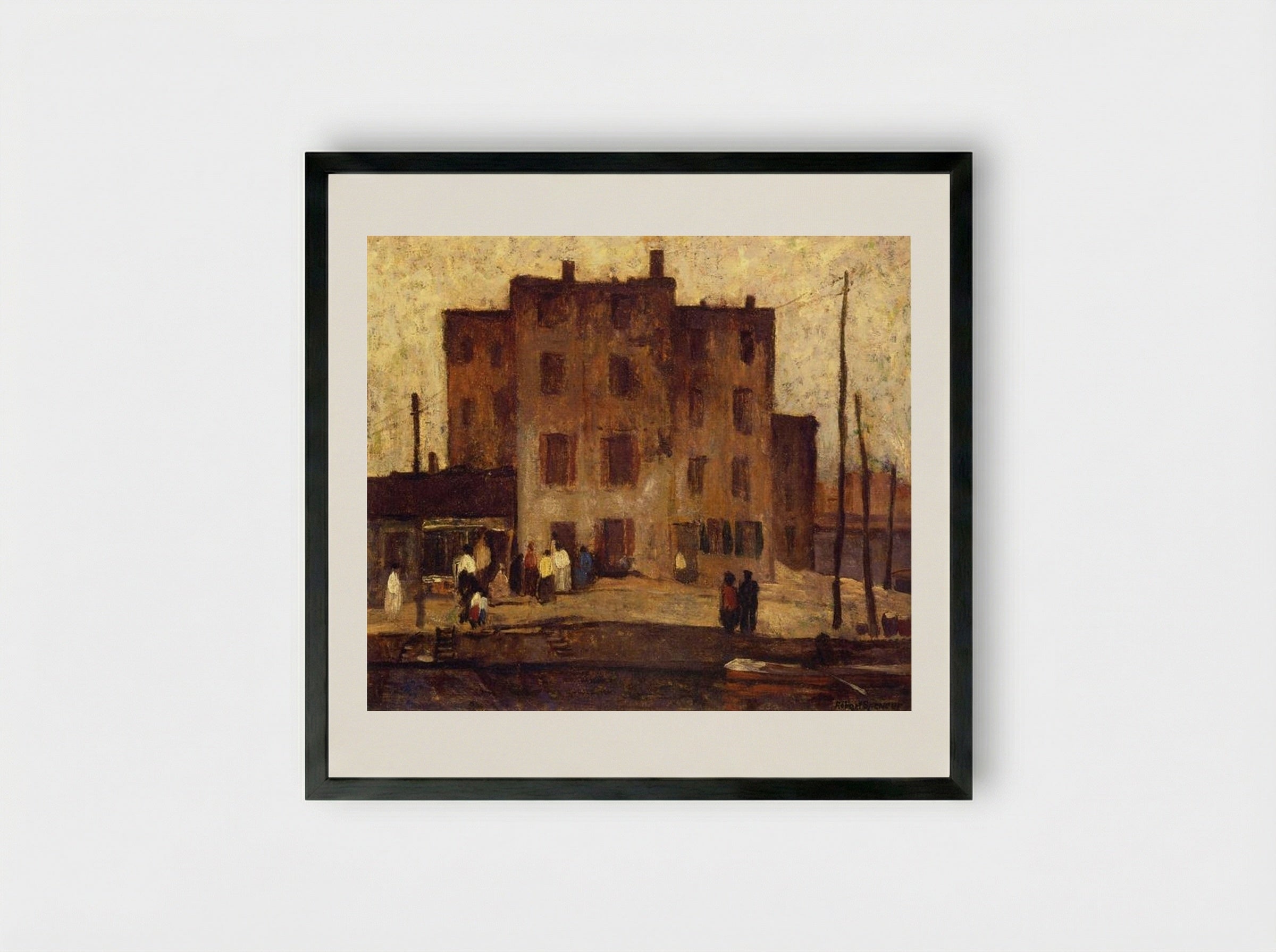 Jack's Castle - Robert Spencer - Framed Print Black