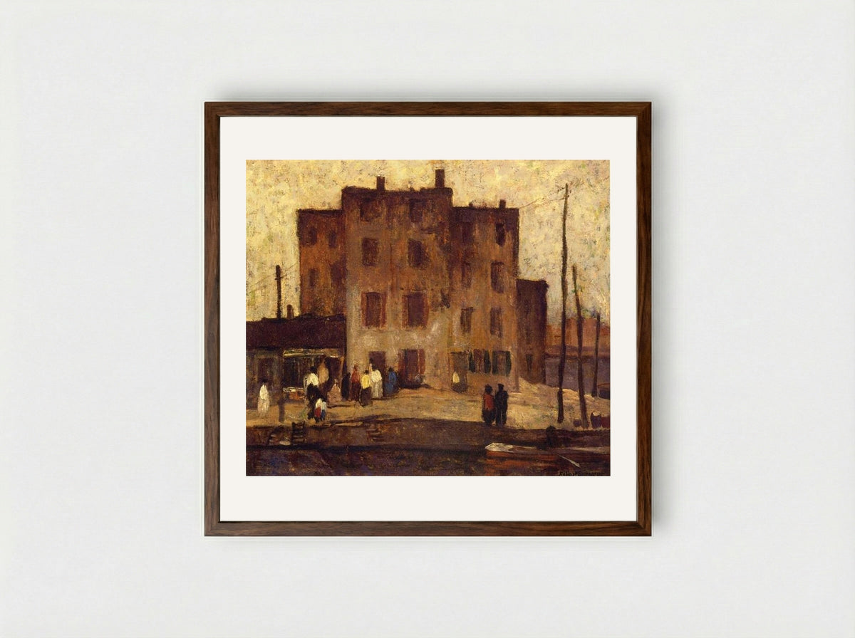 Jack's Castle - Robert Spencer - Framed Print Dark Wood