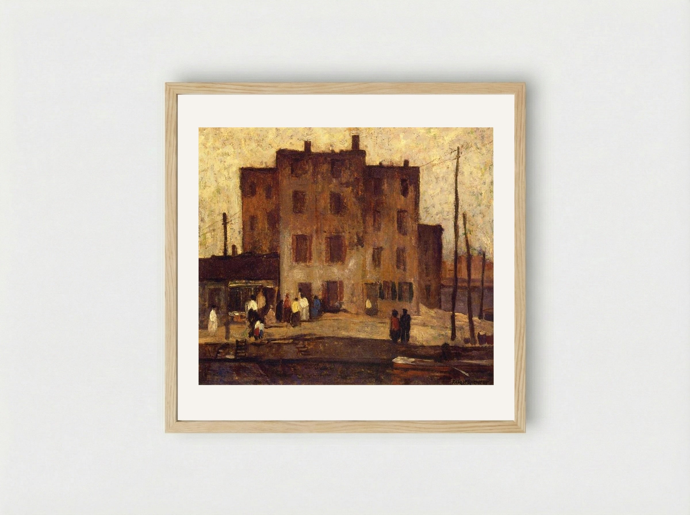 Jack's Castle - Robert Spencer - Framed Print Wood
