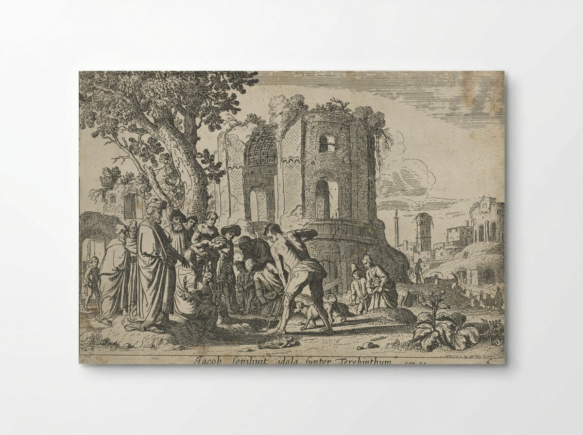 Jacob Burying the Idols under the Terebinth Tree - Nicolaes Moeyaert - Poster