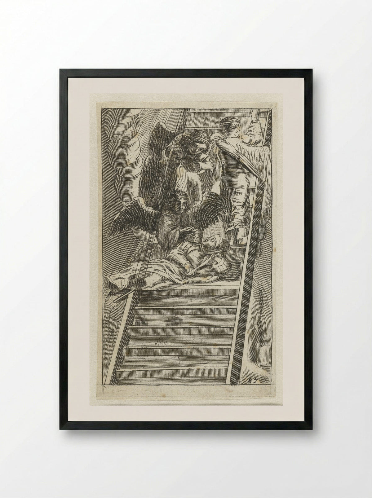 Jacob's Dream - Salomon Italia - Framed Print Black