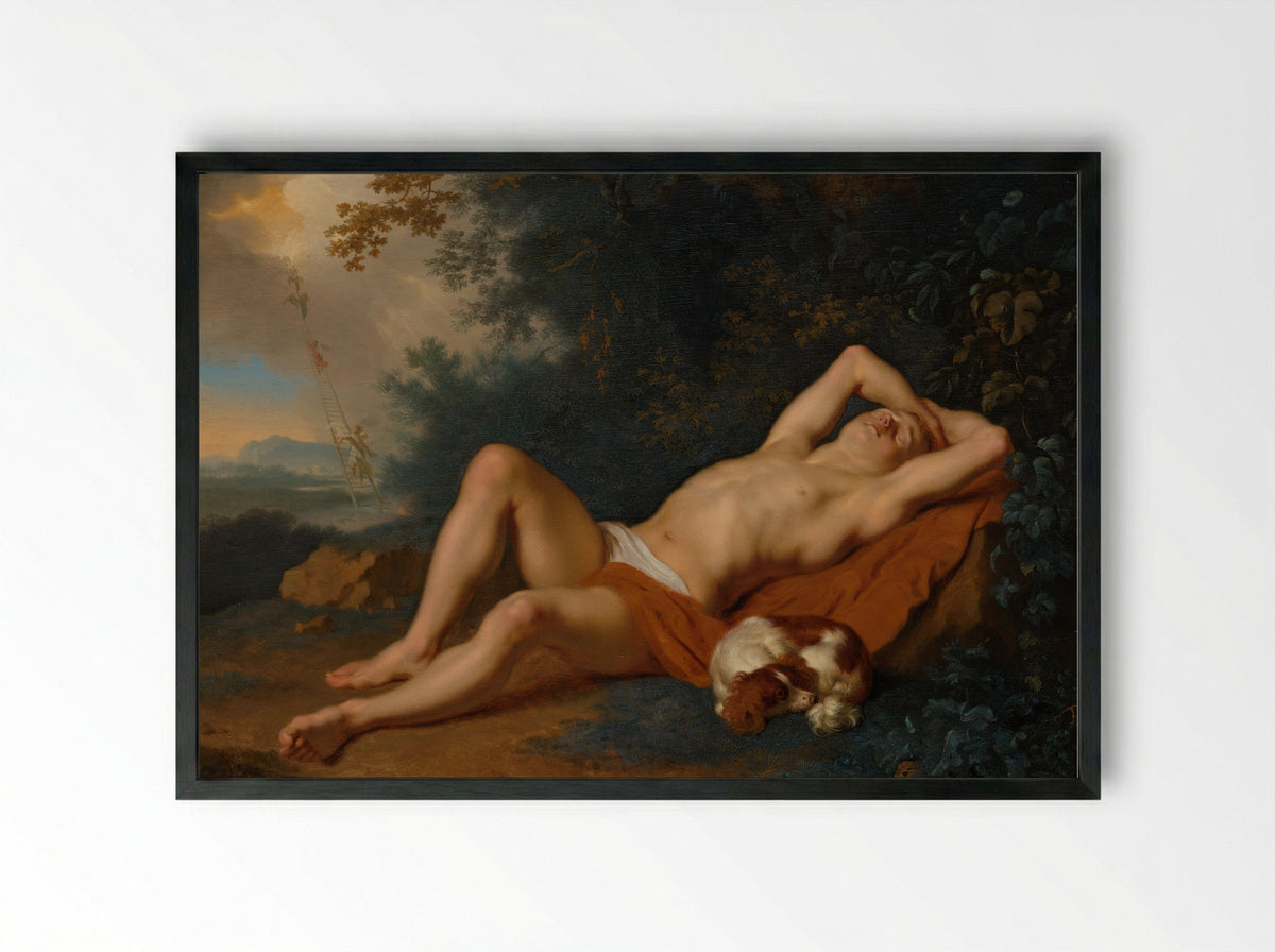 Jacob's Dream - Ary de Vois - Framed Print Black
