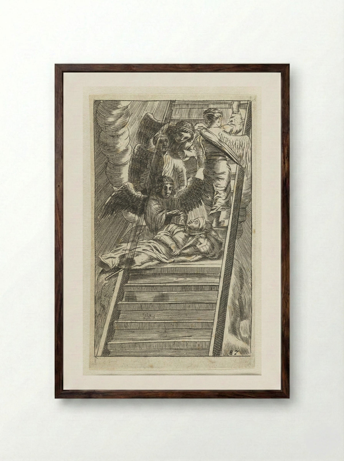 Jacob's Dream - Salomon Italia - Framed Print Dark Wood
