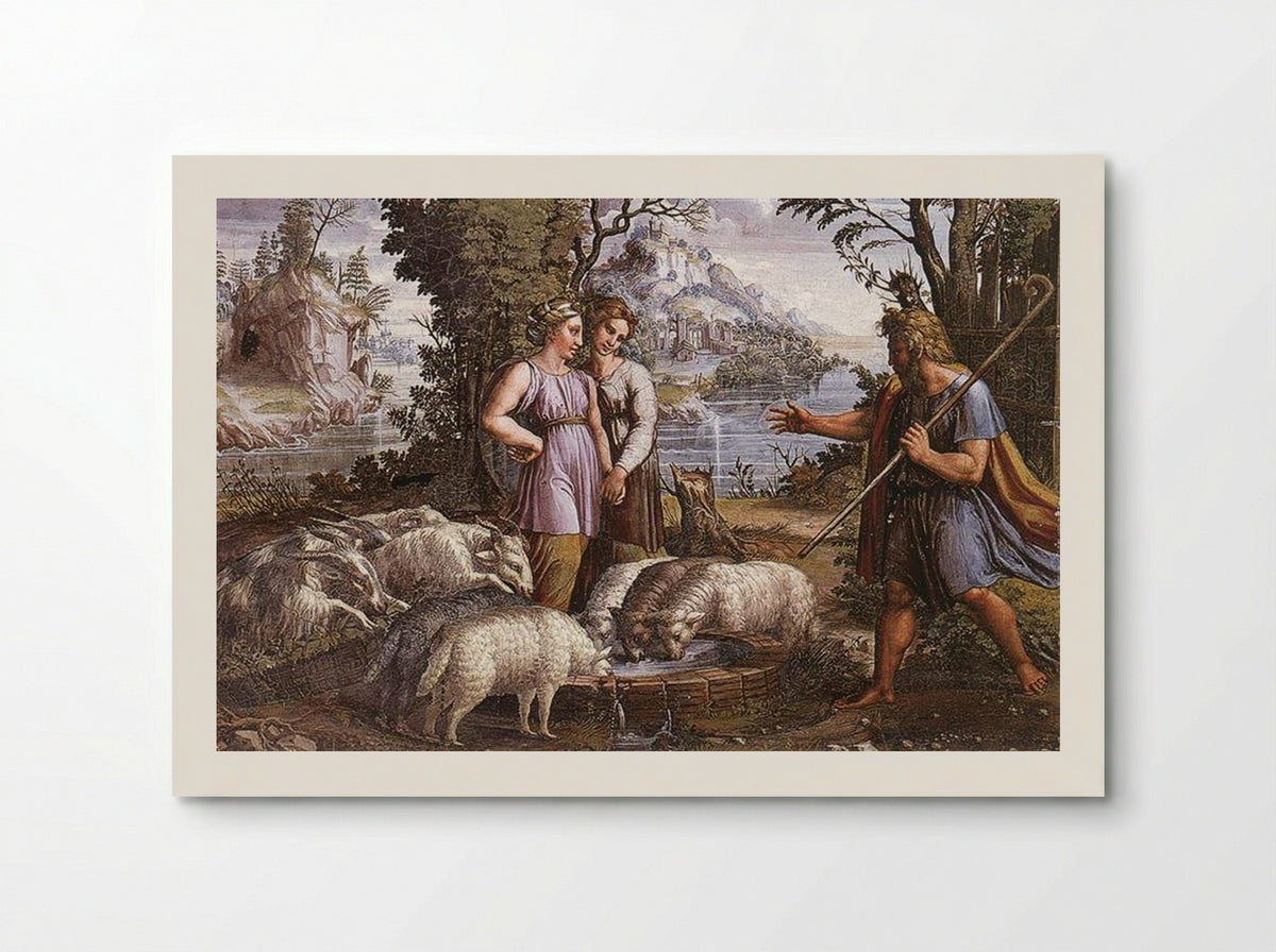 Jacob's Encounter with Rachel - Raphael - Poster