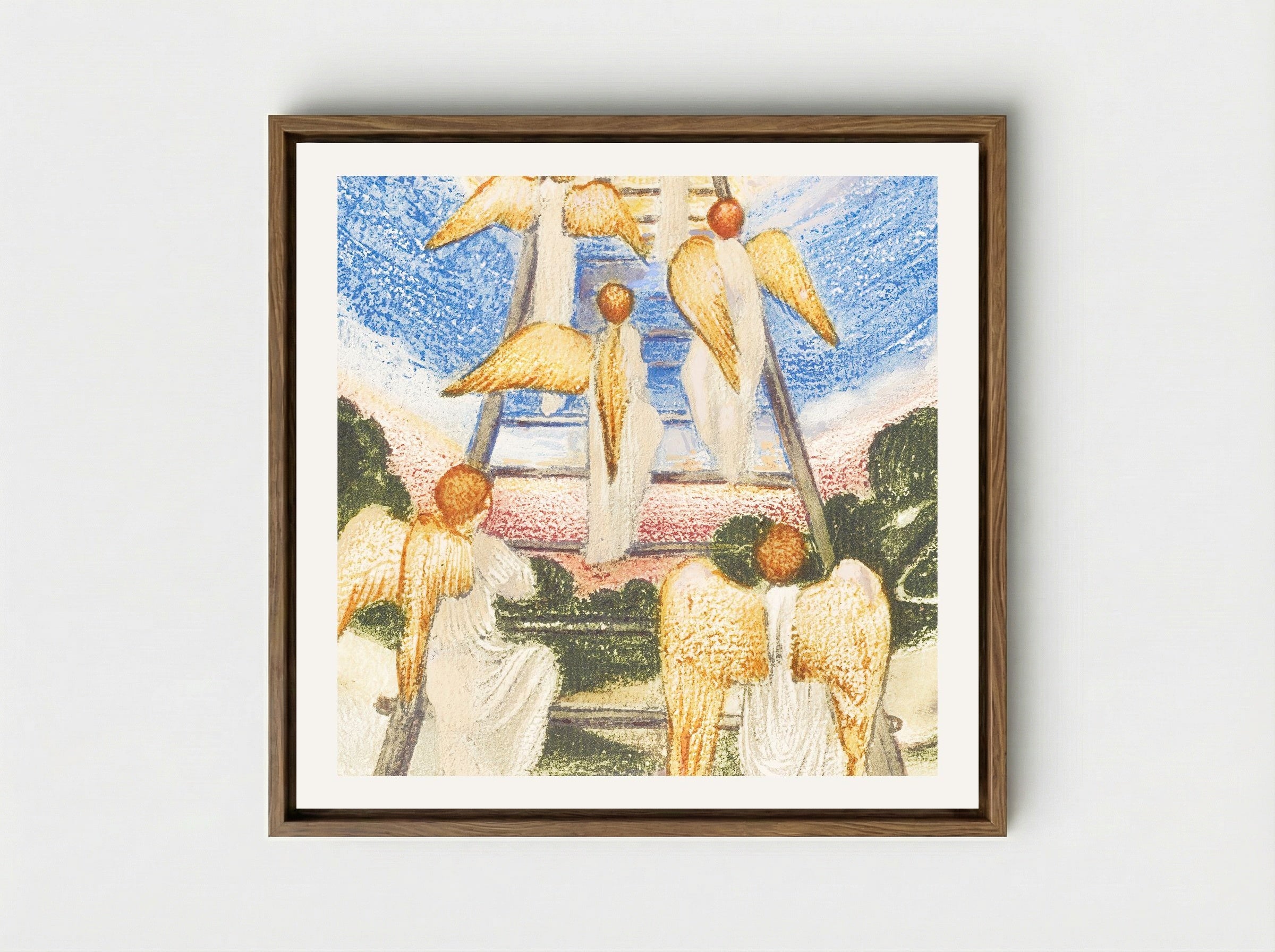 Jacob's Ladder from The Flower Book - Edward Burne-Jones - Framed Canvas Wood