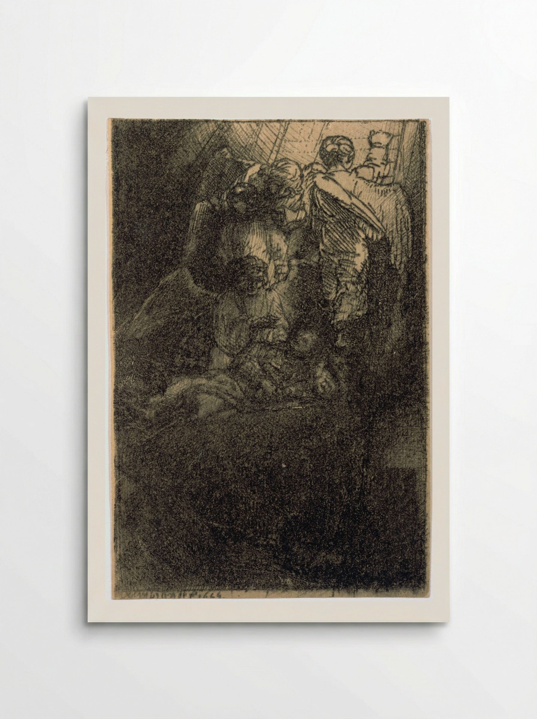 Jacob's Ladder - Rembrandt Harmensz. van Rijn - Poster