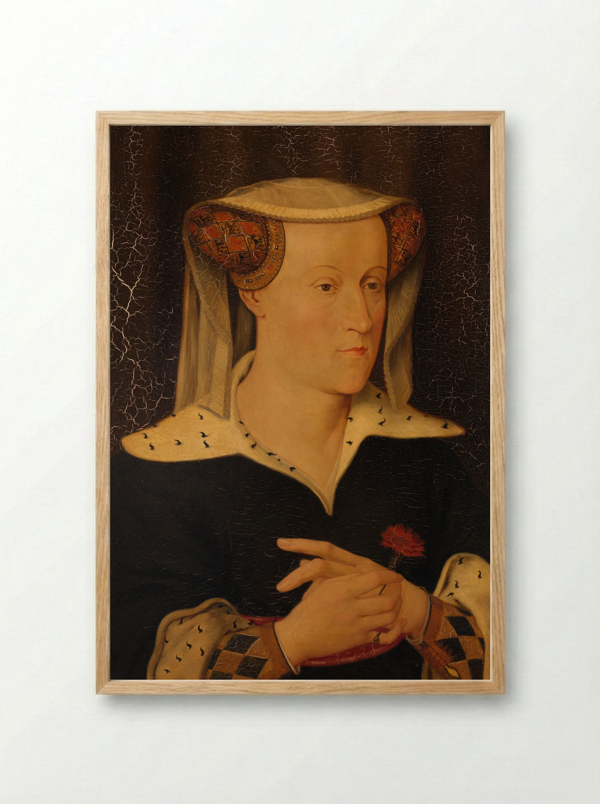 Jacoba van Beieren - Pieter Willem Sebes - Framed Print Wood