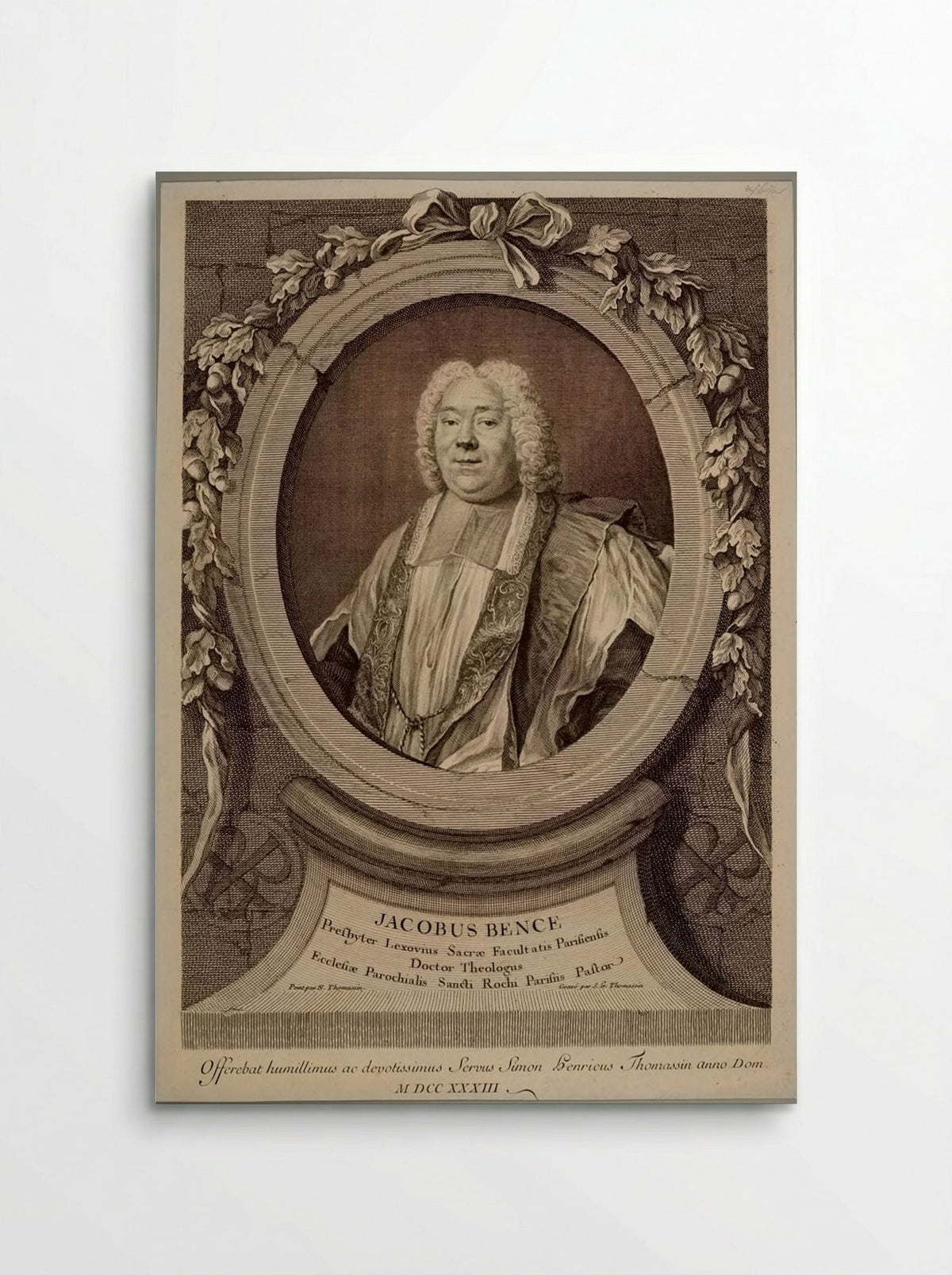 Jacobus Bence - Simon Henri Thomassin - Poster