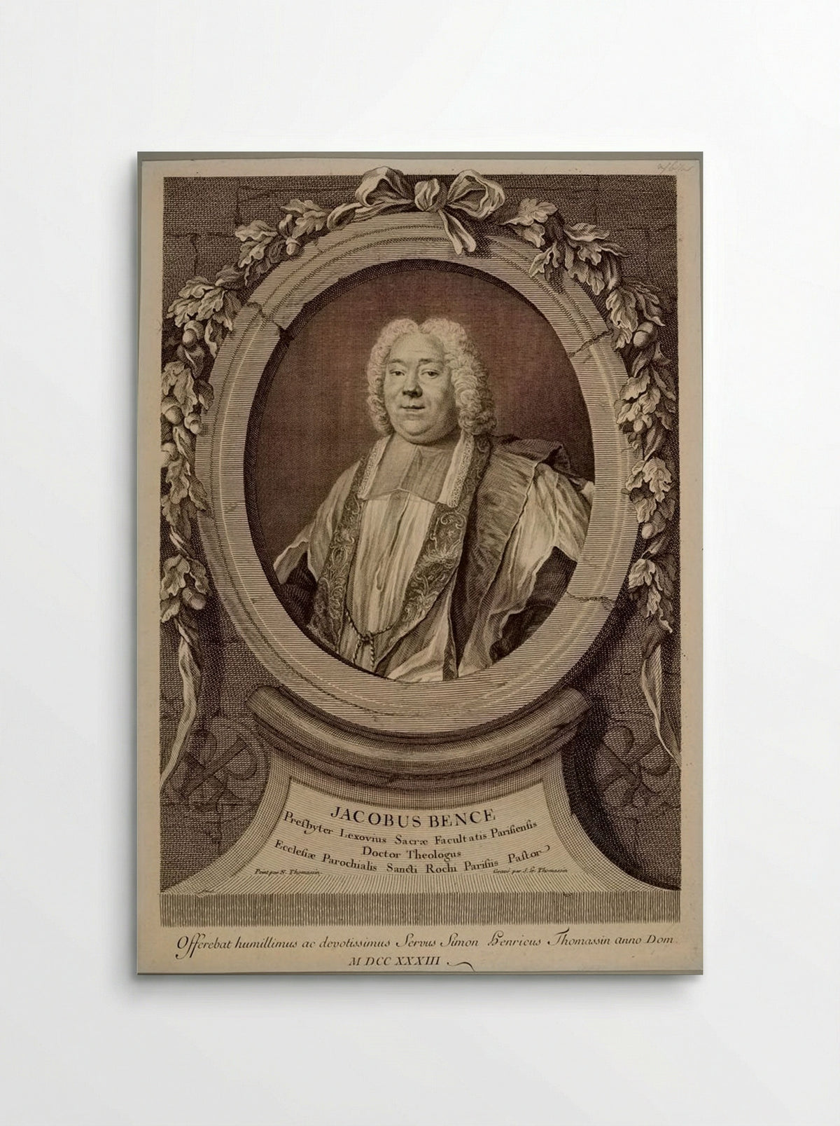 Jacobus Bence - Simon Henri Thomassin - Poster