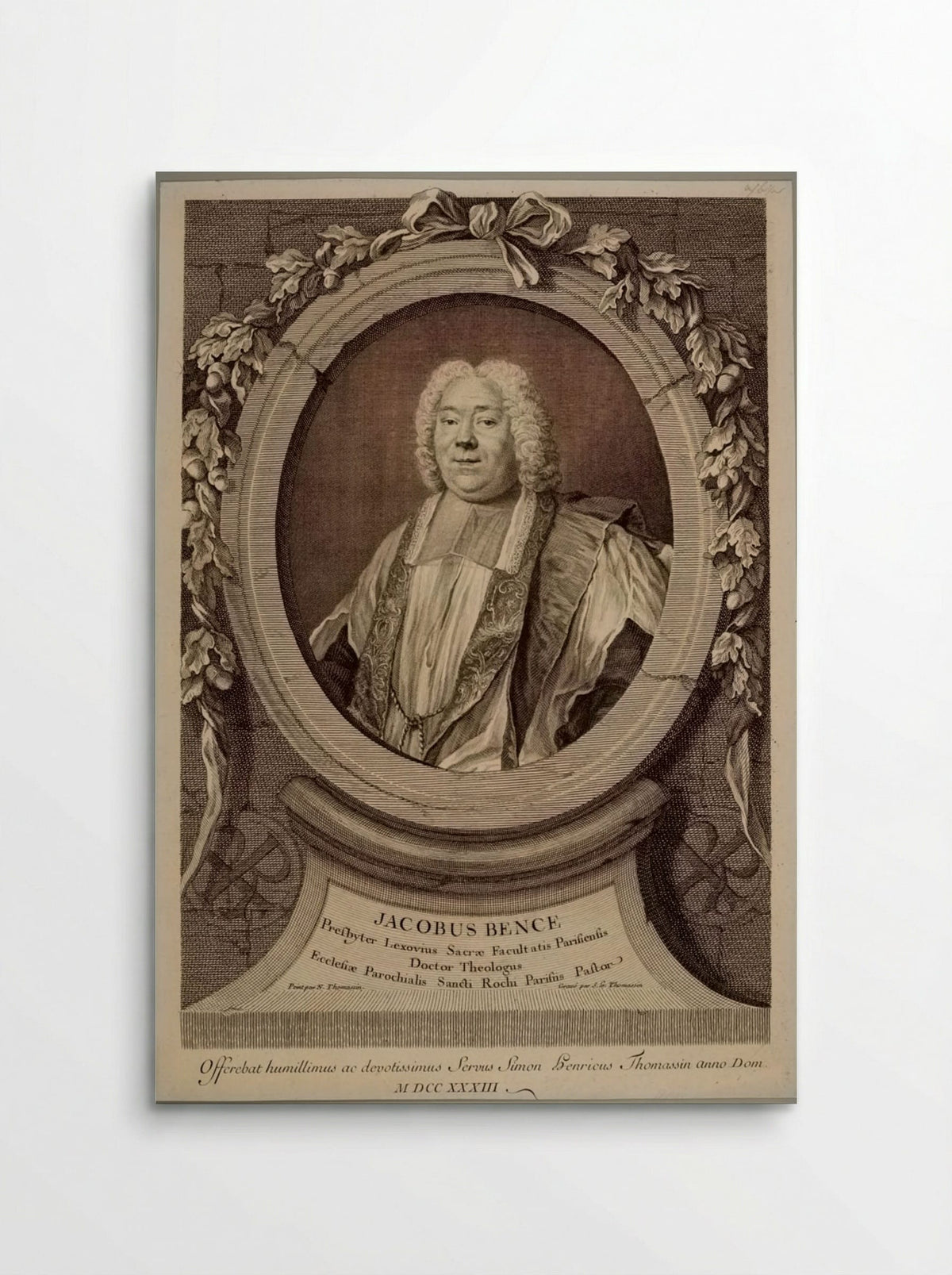 Jacobus Bence - Simon Henri Thomassin - Poster