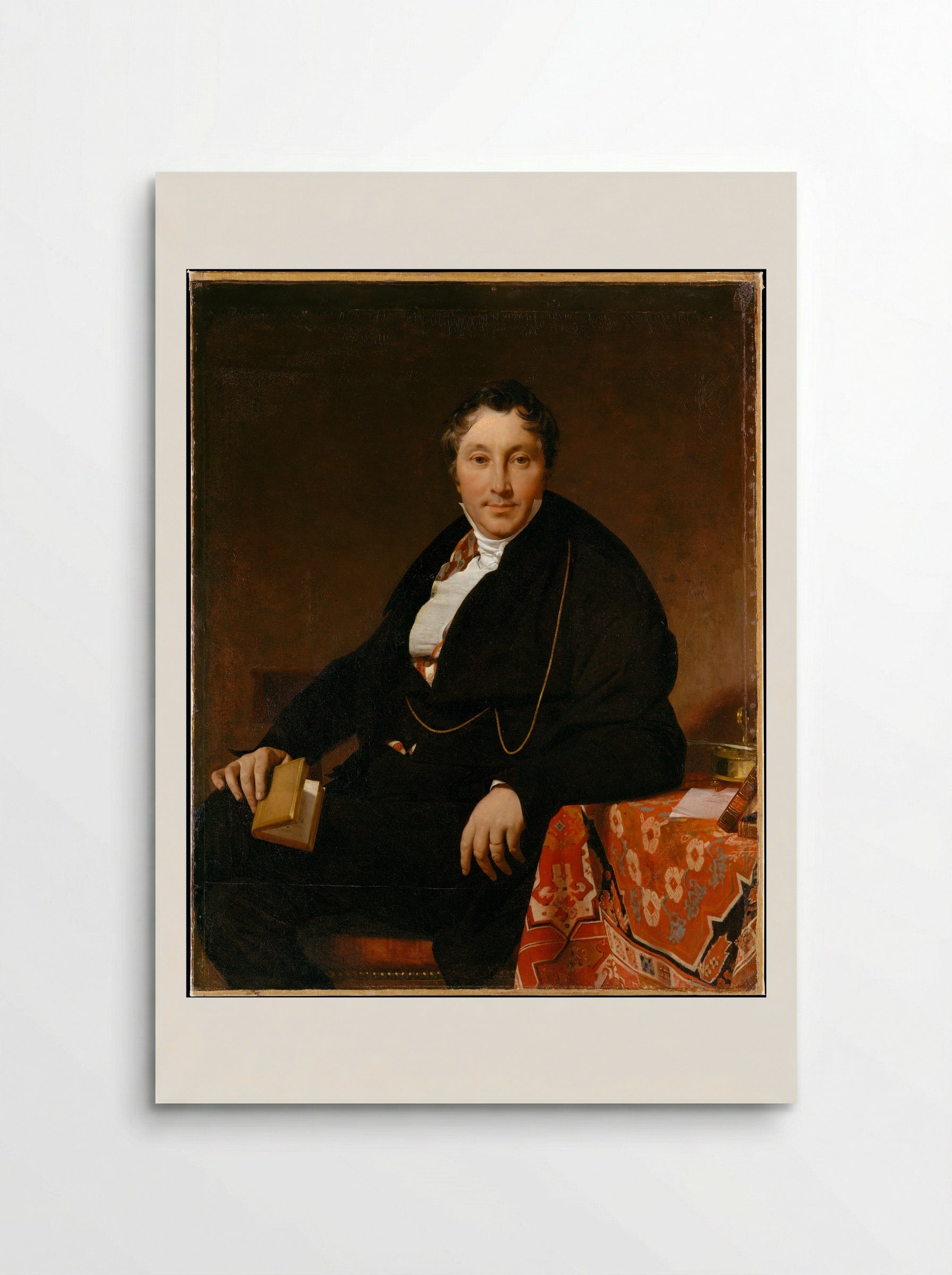 Jacques-Louis Leblanc - Jean Auguste Dominique Ingres - Poster