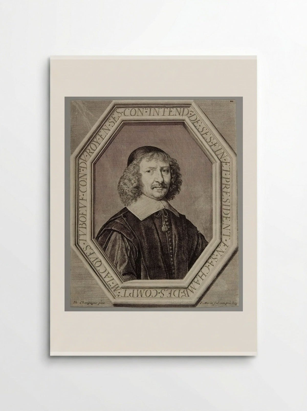 Jacques Tuboeuf, Comptroller of Finances - Jean Morin - Poster
