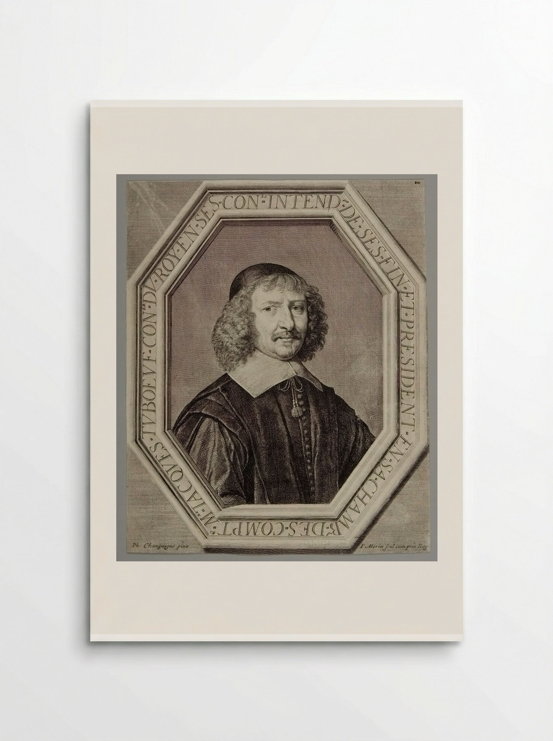 Jacques Tuboeuf, Comptroller of Finances - Jean Morin - Poster