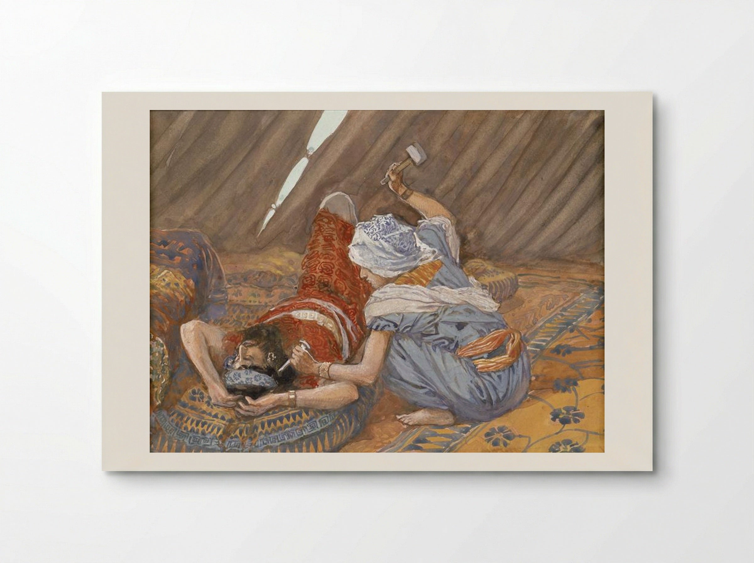 Jael Smote Sisera, and Slew Him - James Tissot - Poster