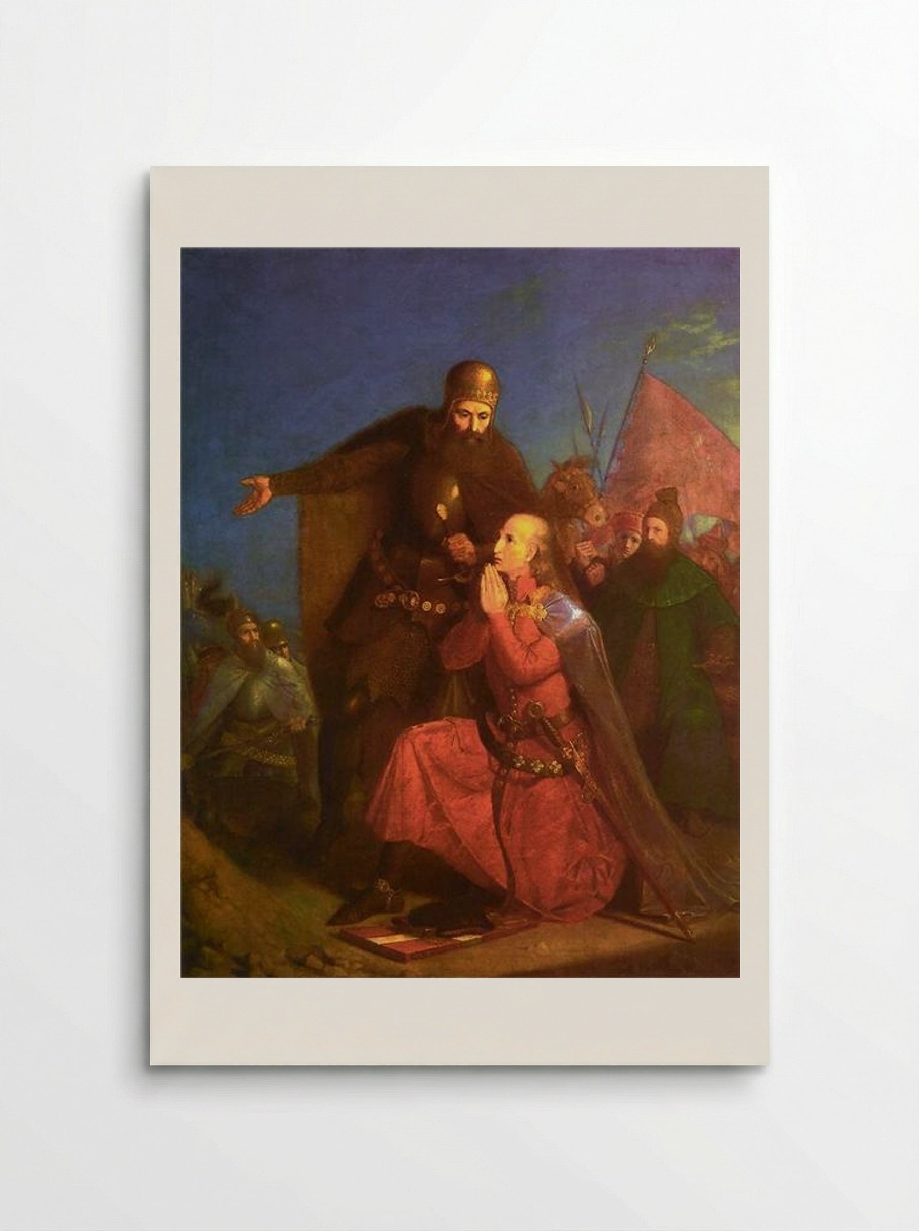 Jagiello with Witold - Jan Matejko - Poster