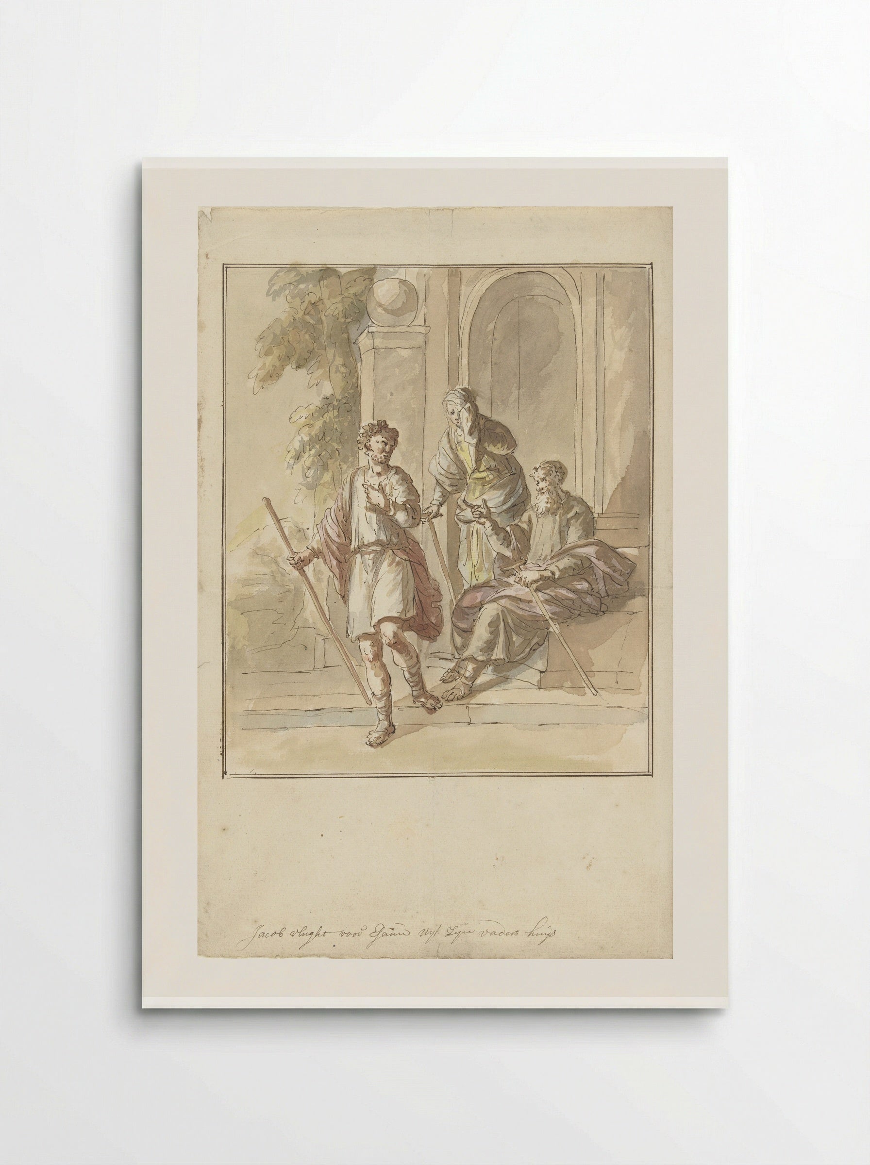 Jakob vlucht uit zijn ouderlijk huis - Elias van Nijmegen - Poster