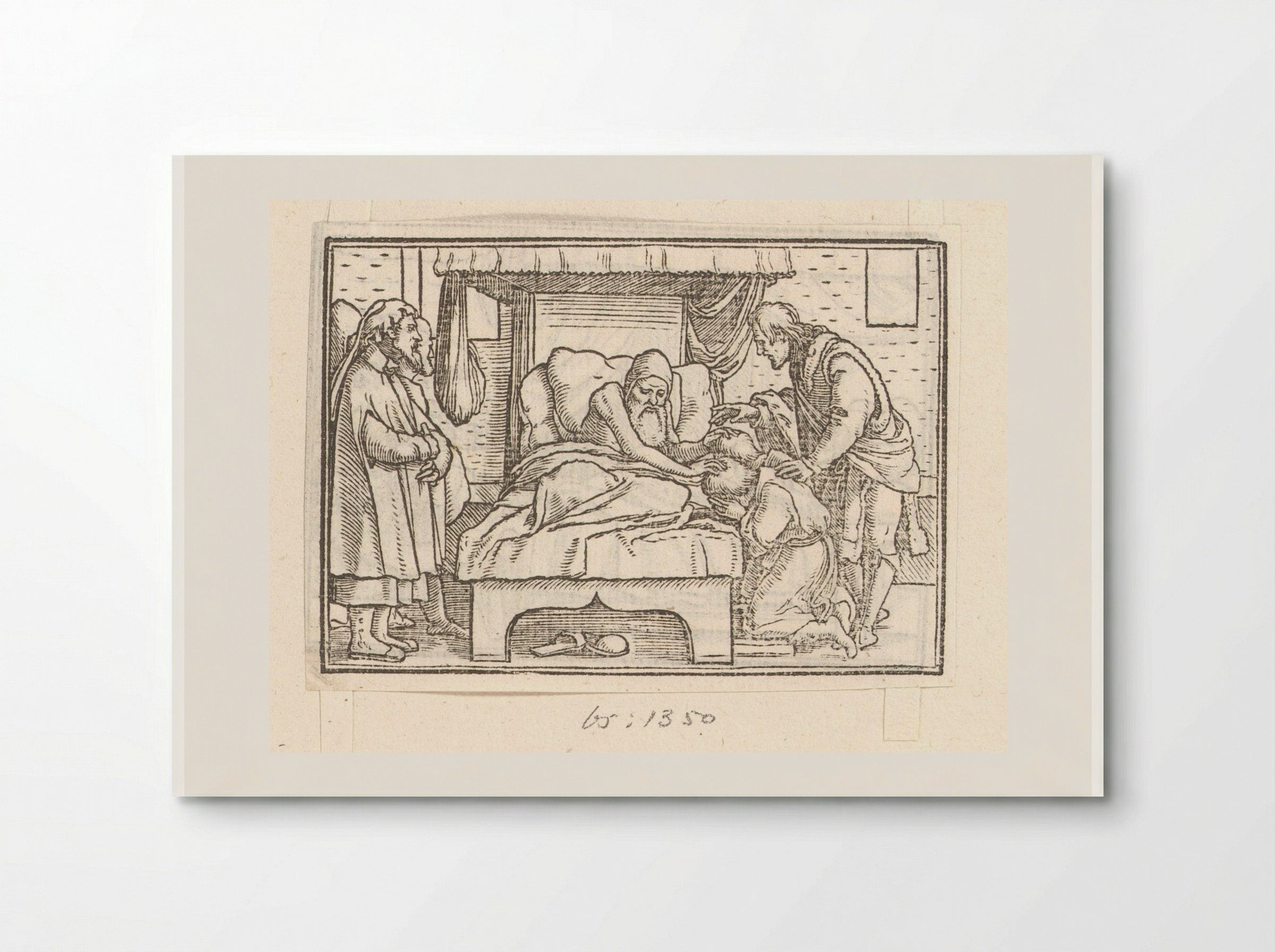 Jakob zegent Efraïm en Manasse - Veit Rudolf Specklin - Poster