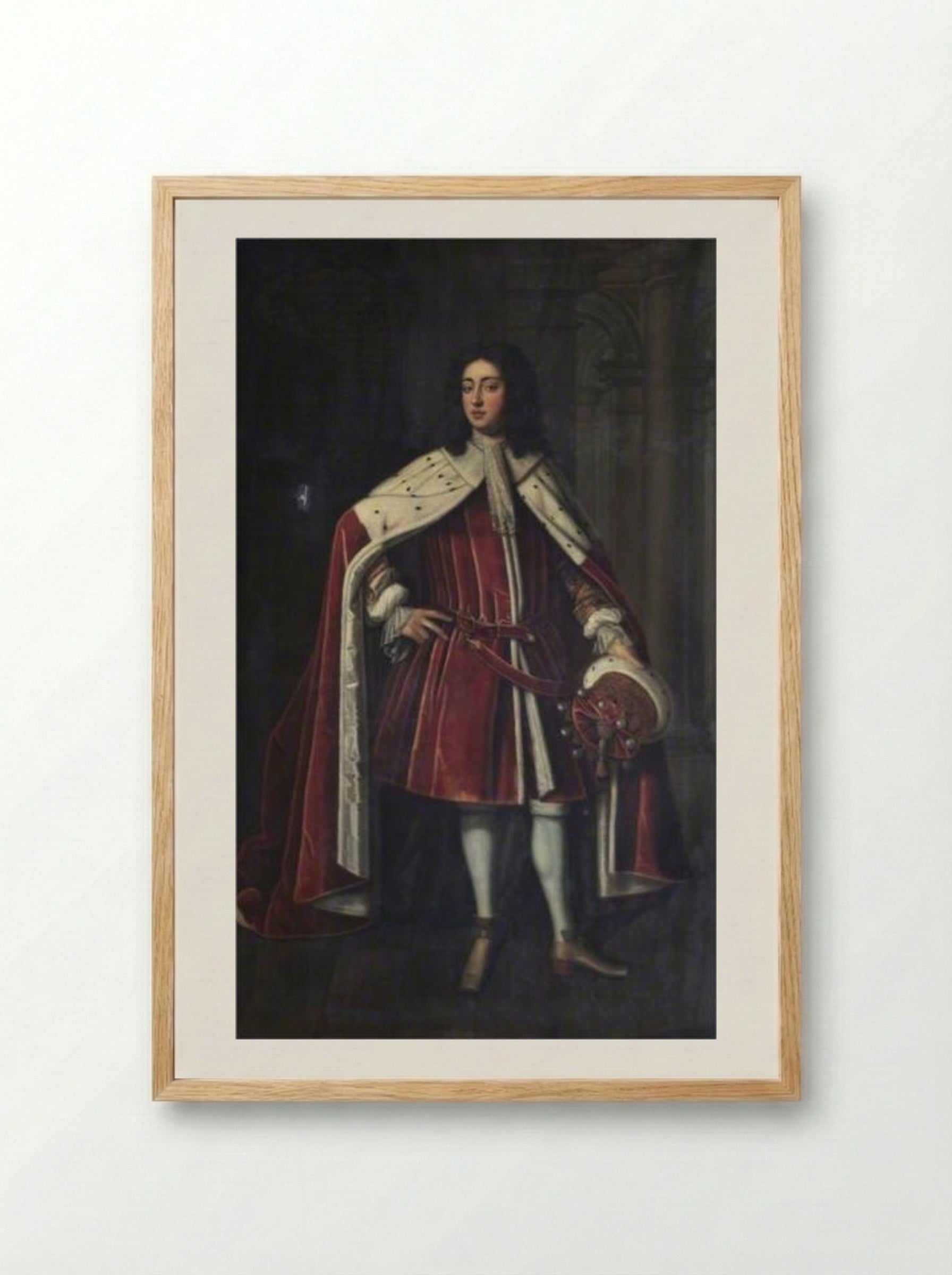 James Bertie, 1st Earl of Abingdon - John Riley - Framed Print Wood