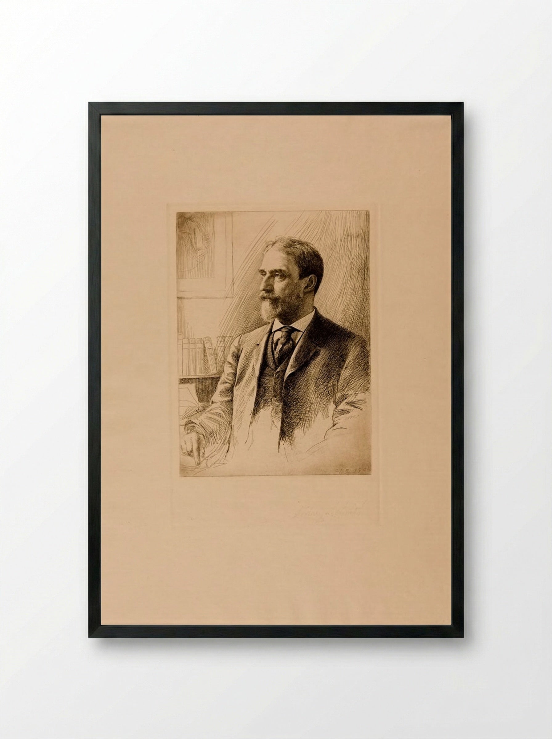 James Bradley Thayer - Sidney L. Smith - Framed Print Black