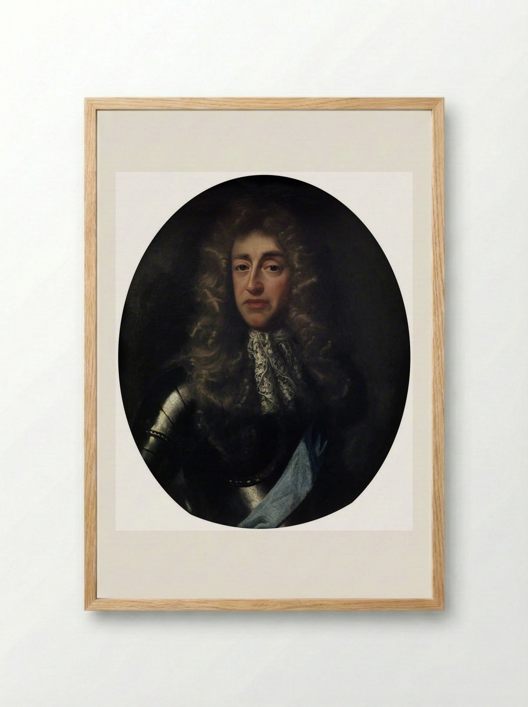 James, Duke of York, Later King James II - John Riley - Framed Print Wood