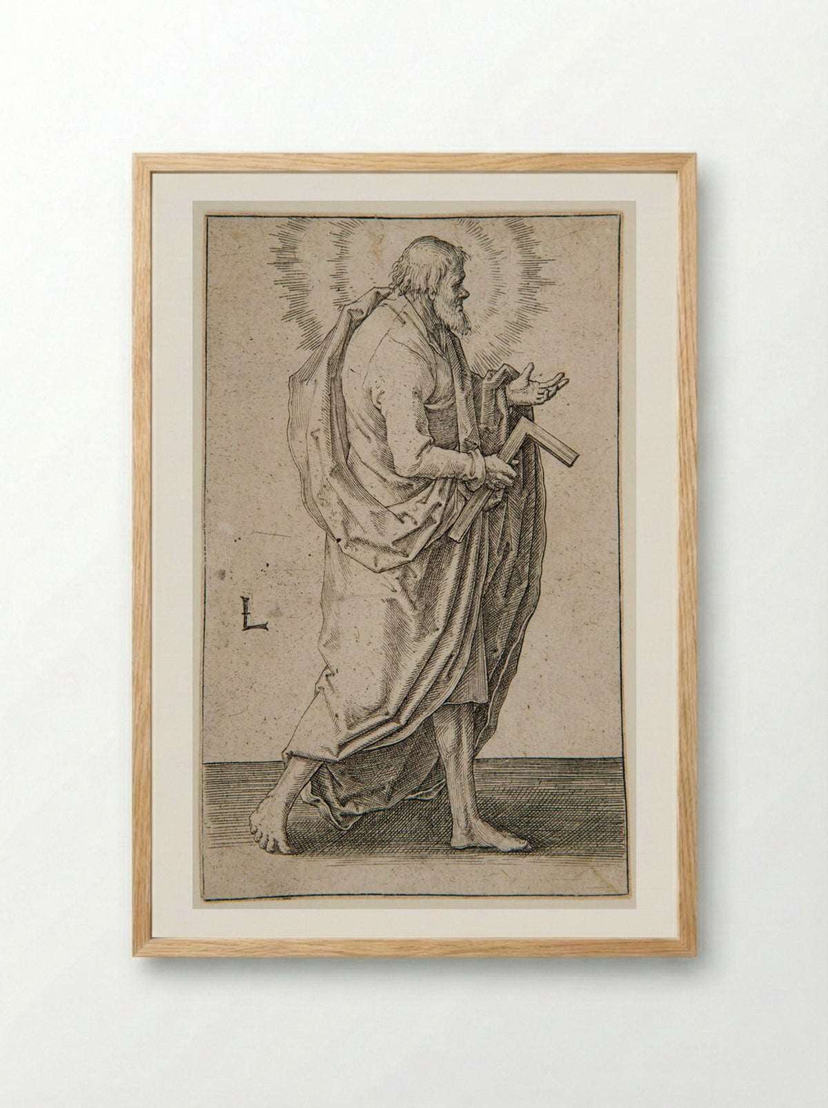 James the Lesser - Lucas van Leyden - Framed Print Wood