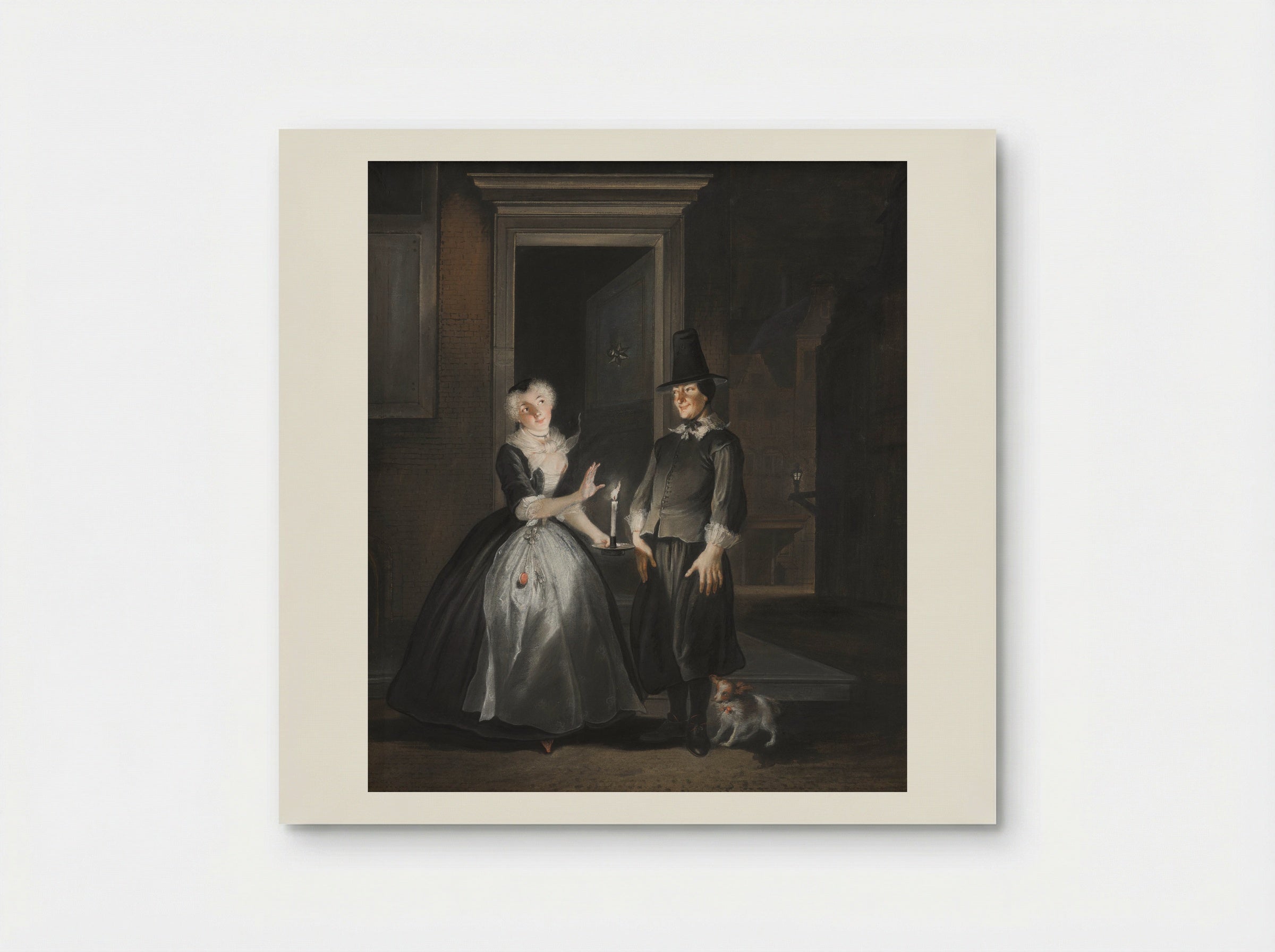 Jan Claasz of de gewaande dienstmaagd: de liefdesverklaring van Reinier Adriaansz - Cornelis Troost - Poster