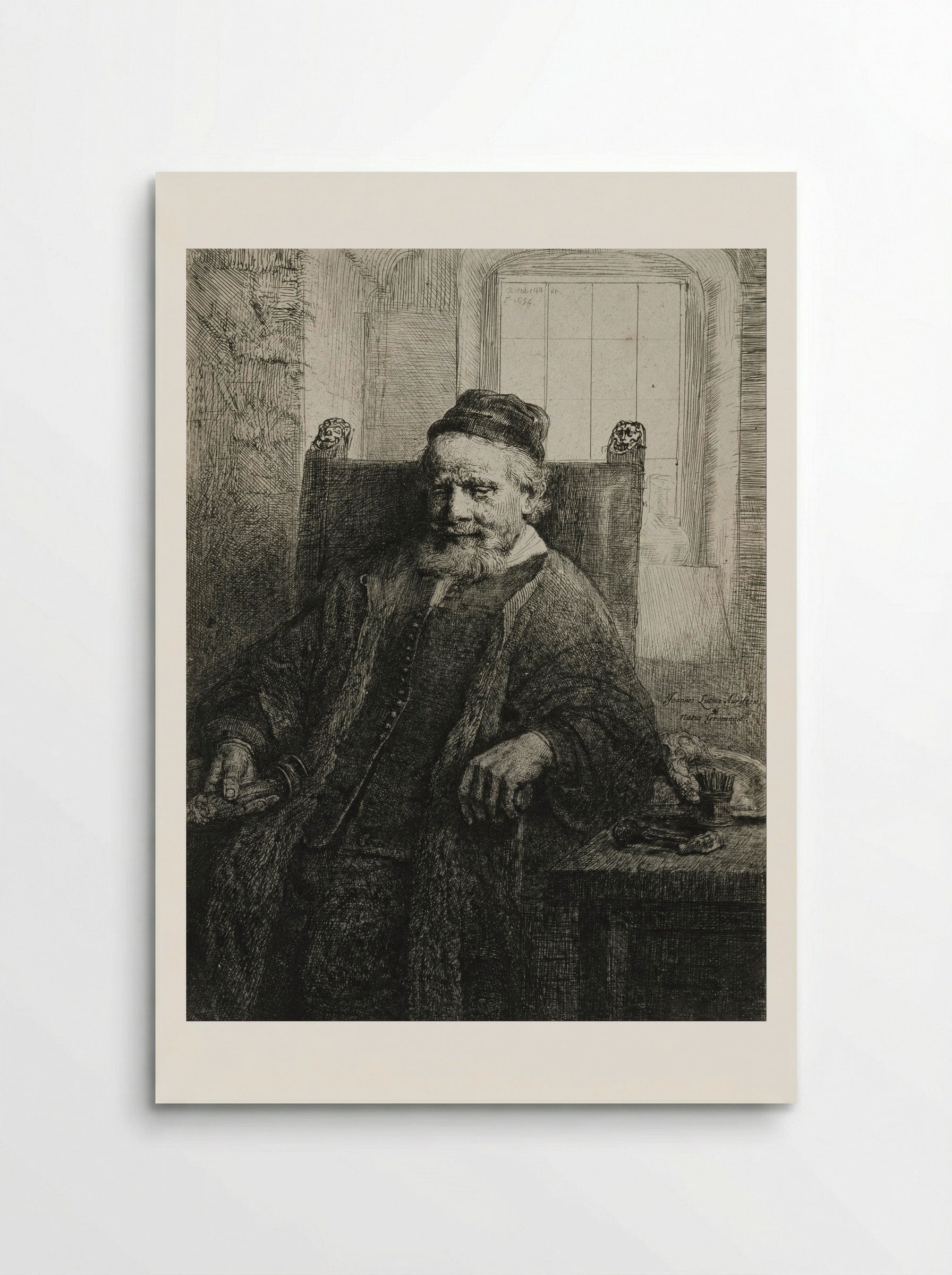 Jan Lutma, Goldsmith - Rembrandt Harmensz. van Rijn - Poster