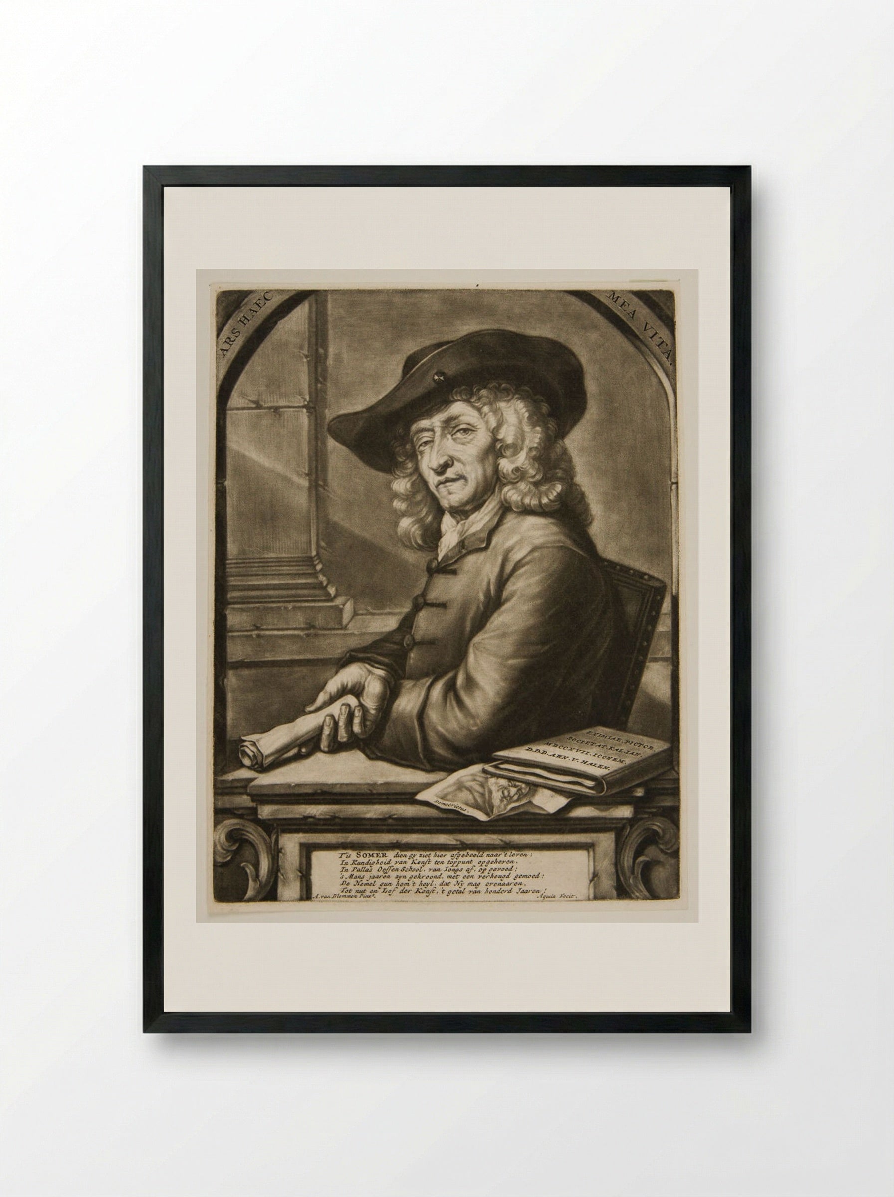 Jan Pietersz Zomer - Arnoud van Halen - Framed Print Black