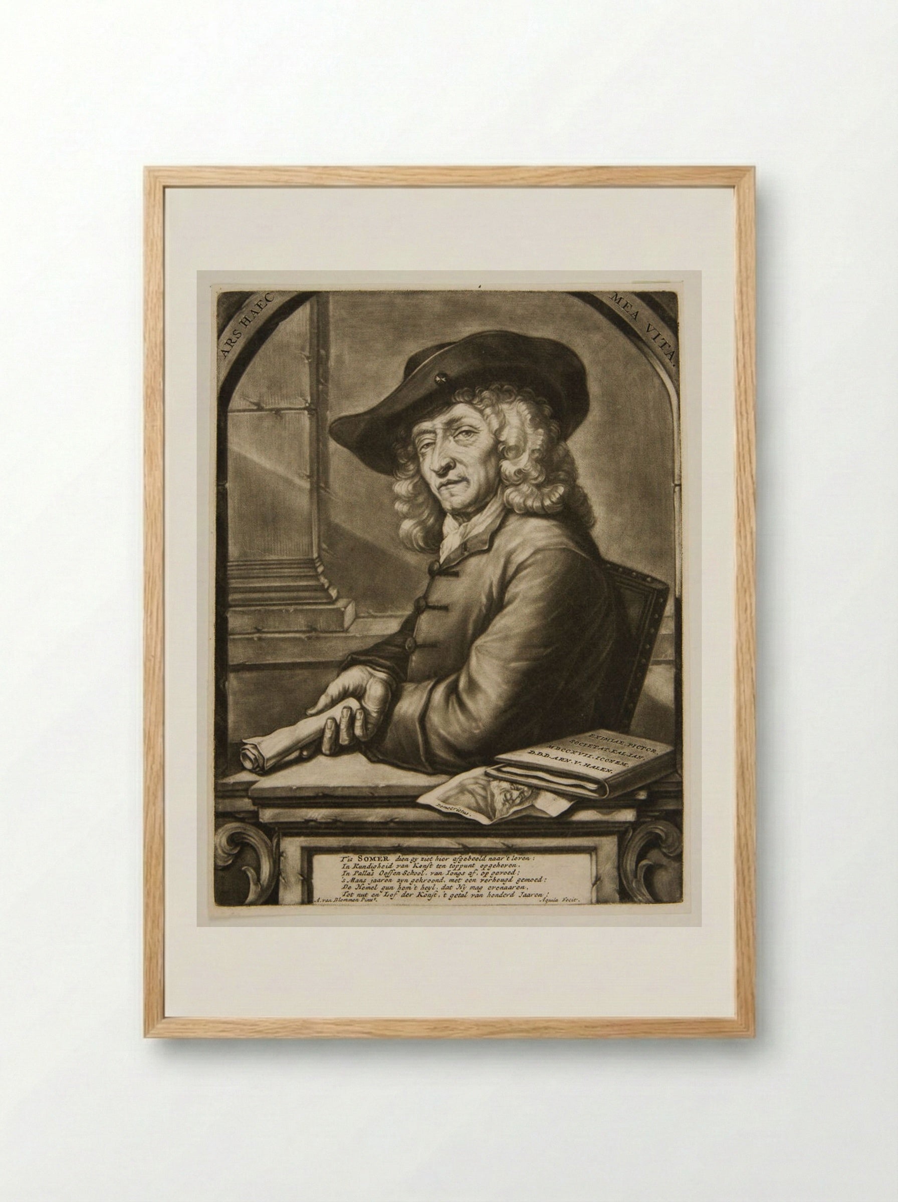 Jan Pietersz Zomer - Arnoud van Halen - Framed Print Wood