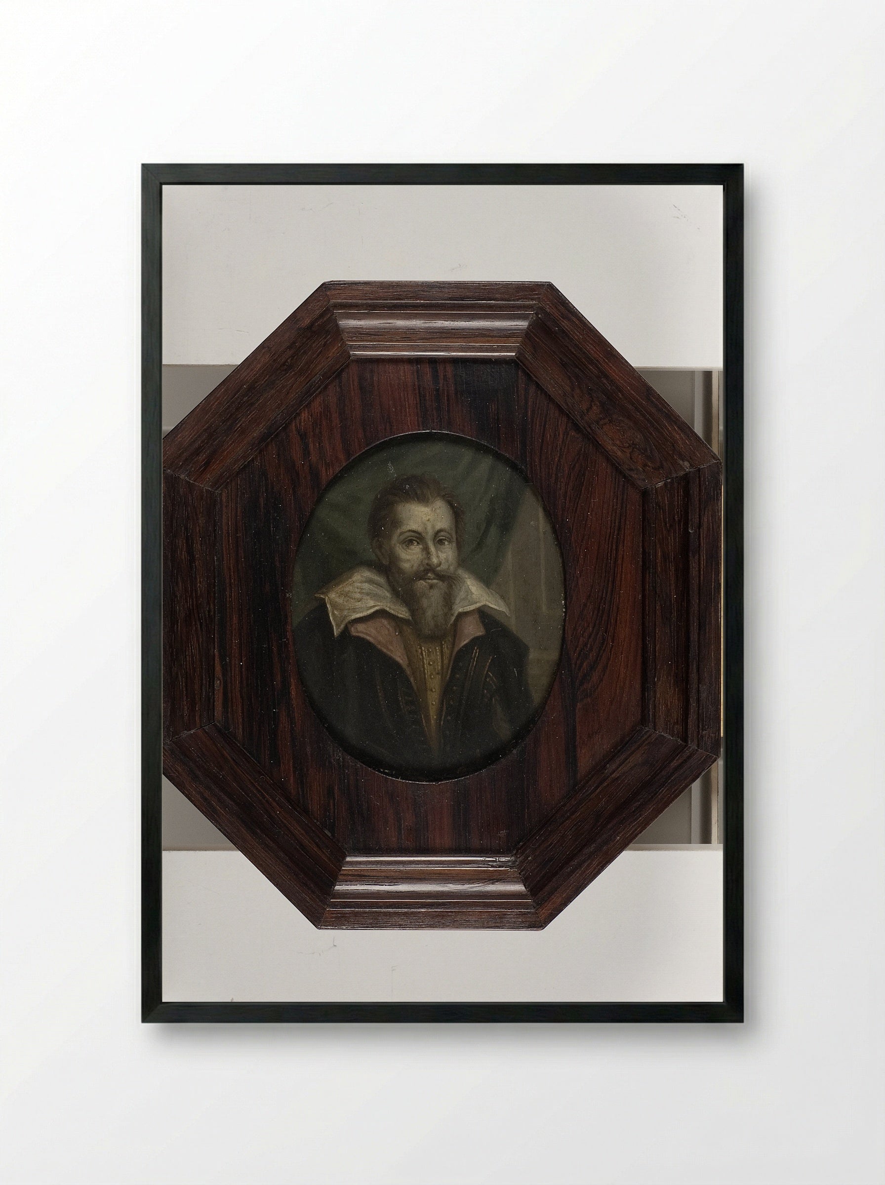 Jan Six (1618-1700), Dichter en burgemeester van Amsterdam - Arnoud van Halen - Framed Print Black