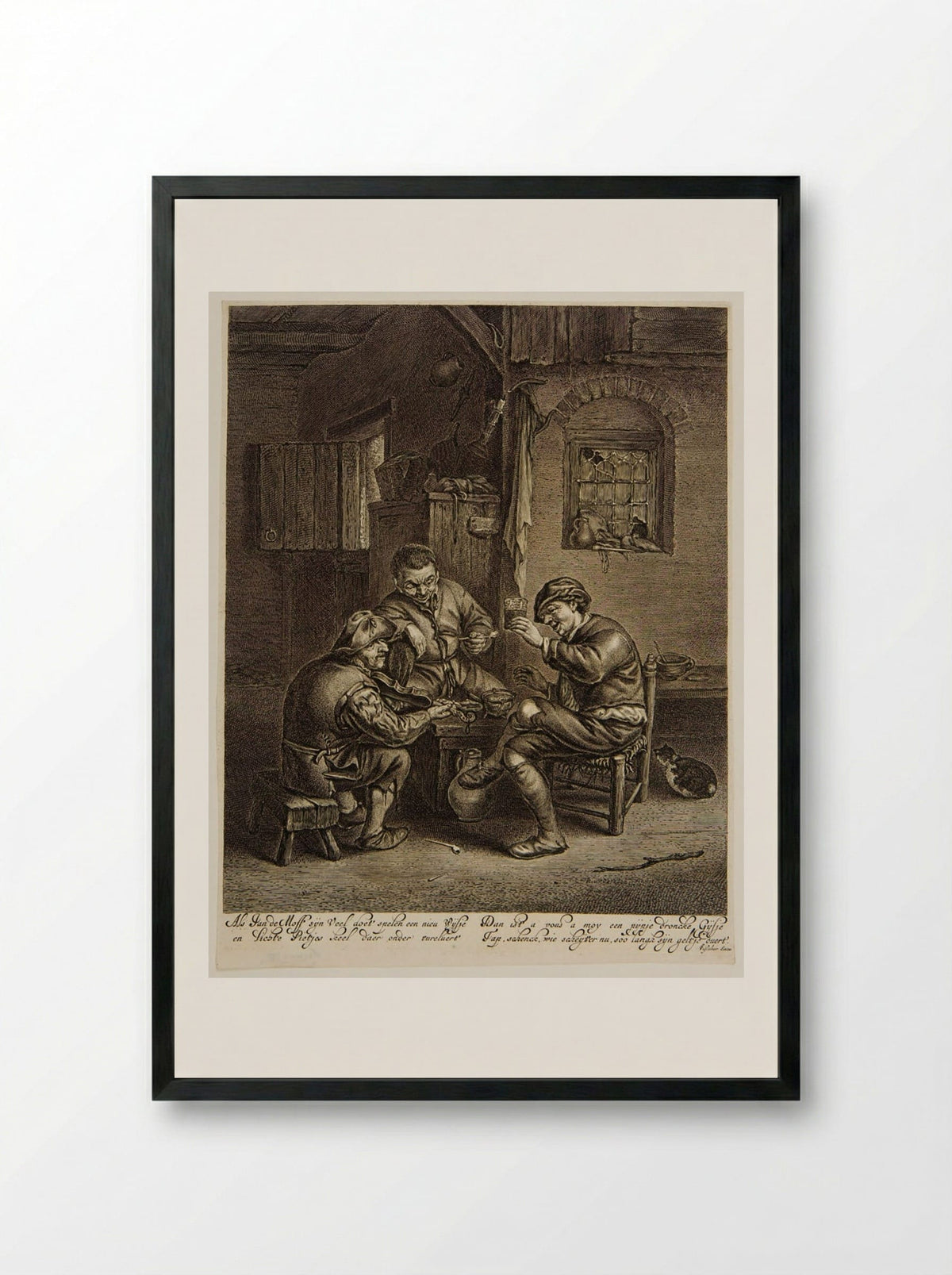 Jan de Moff - Jonas Suyderhoef - Framed Print Black