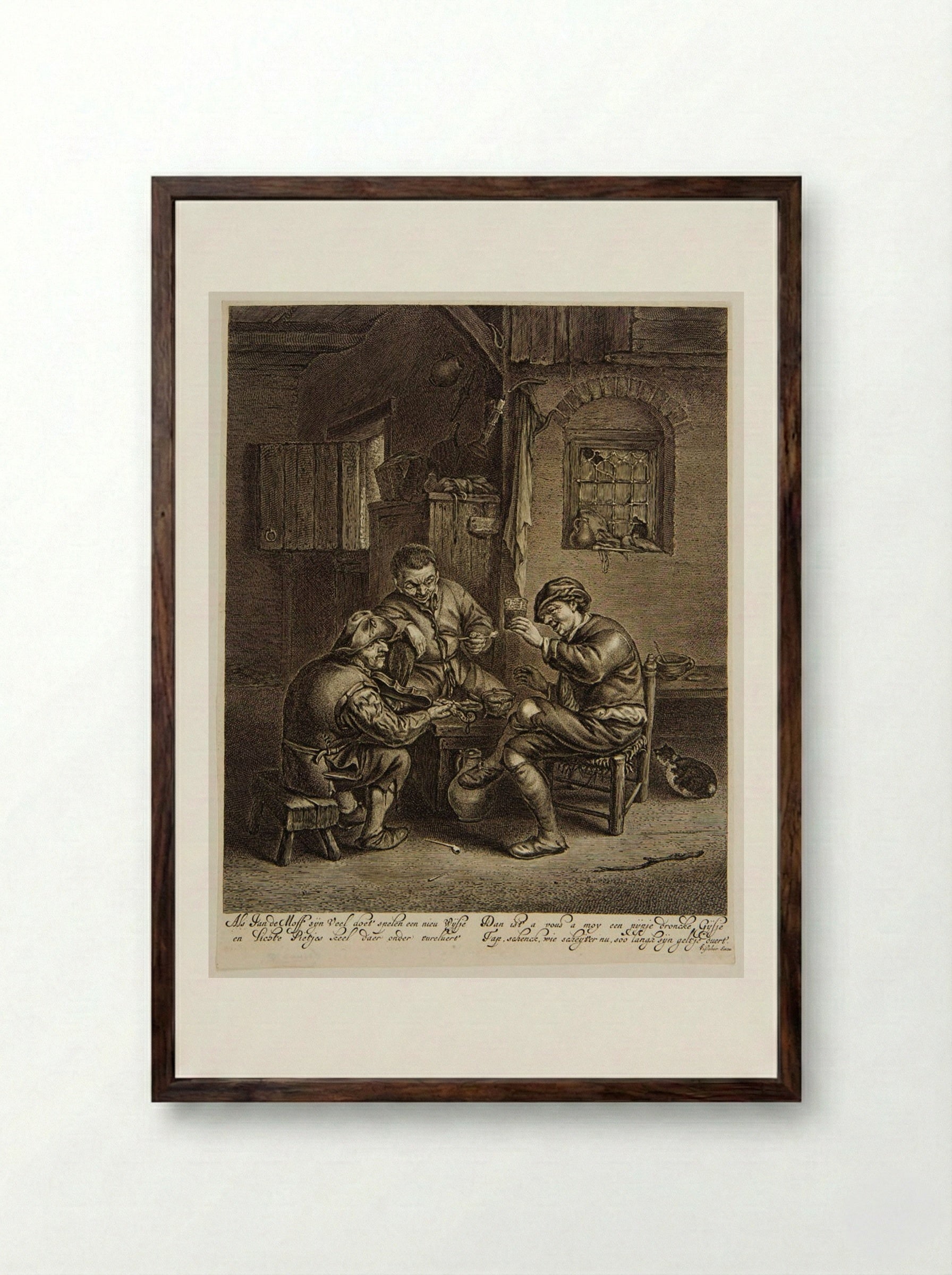 Jan de Moff - Jonas Suyderhoef - Framed Print Dark Wood