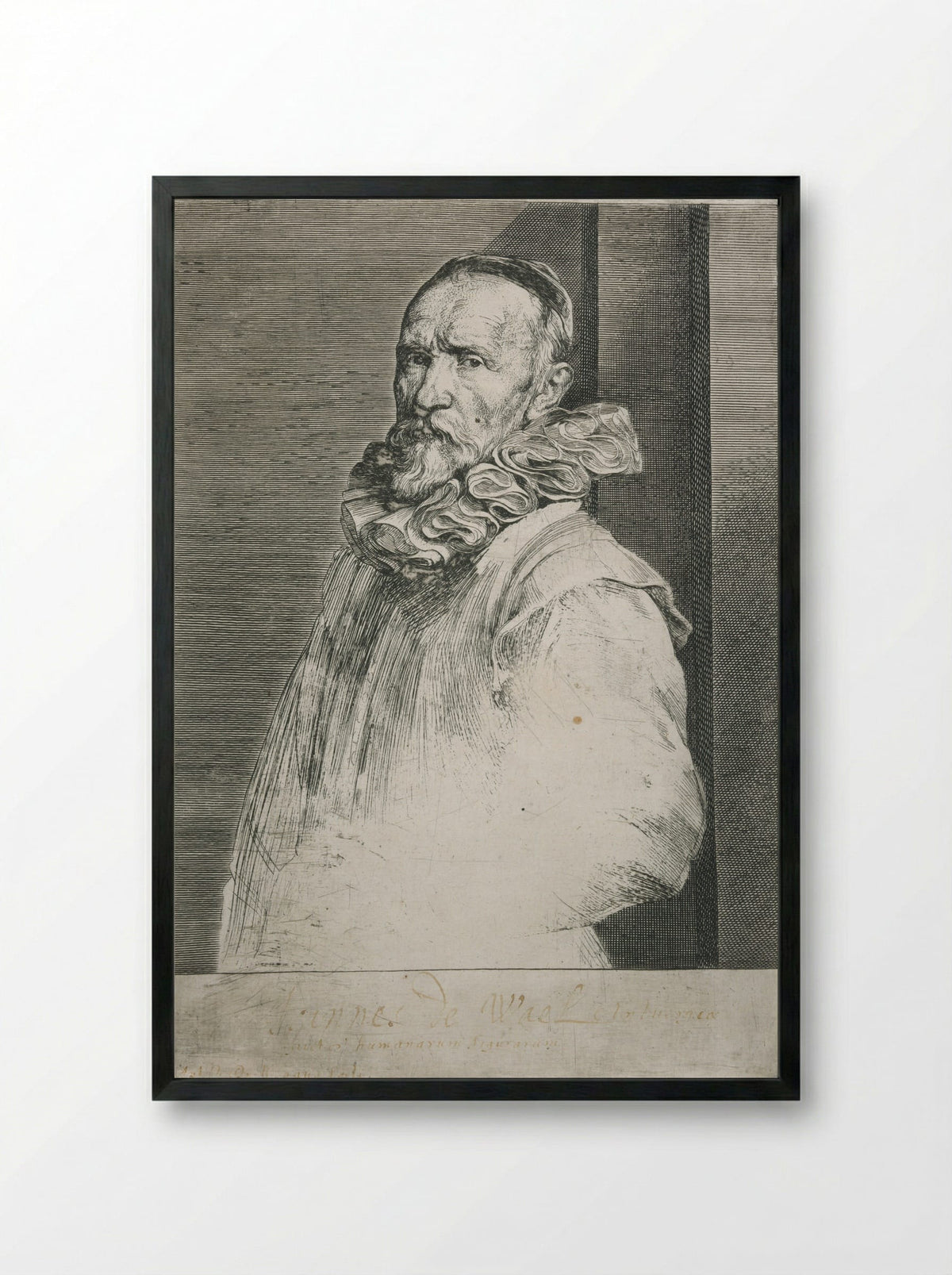 Jan de Wael - Anthony van Dyck - Framed Print Black