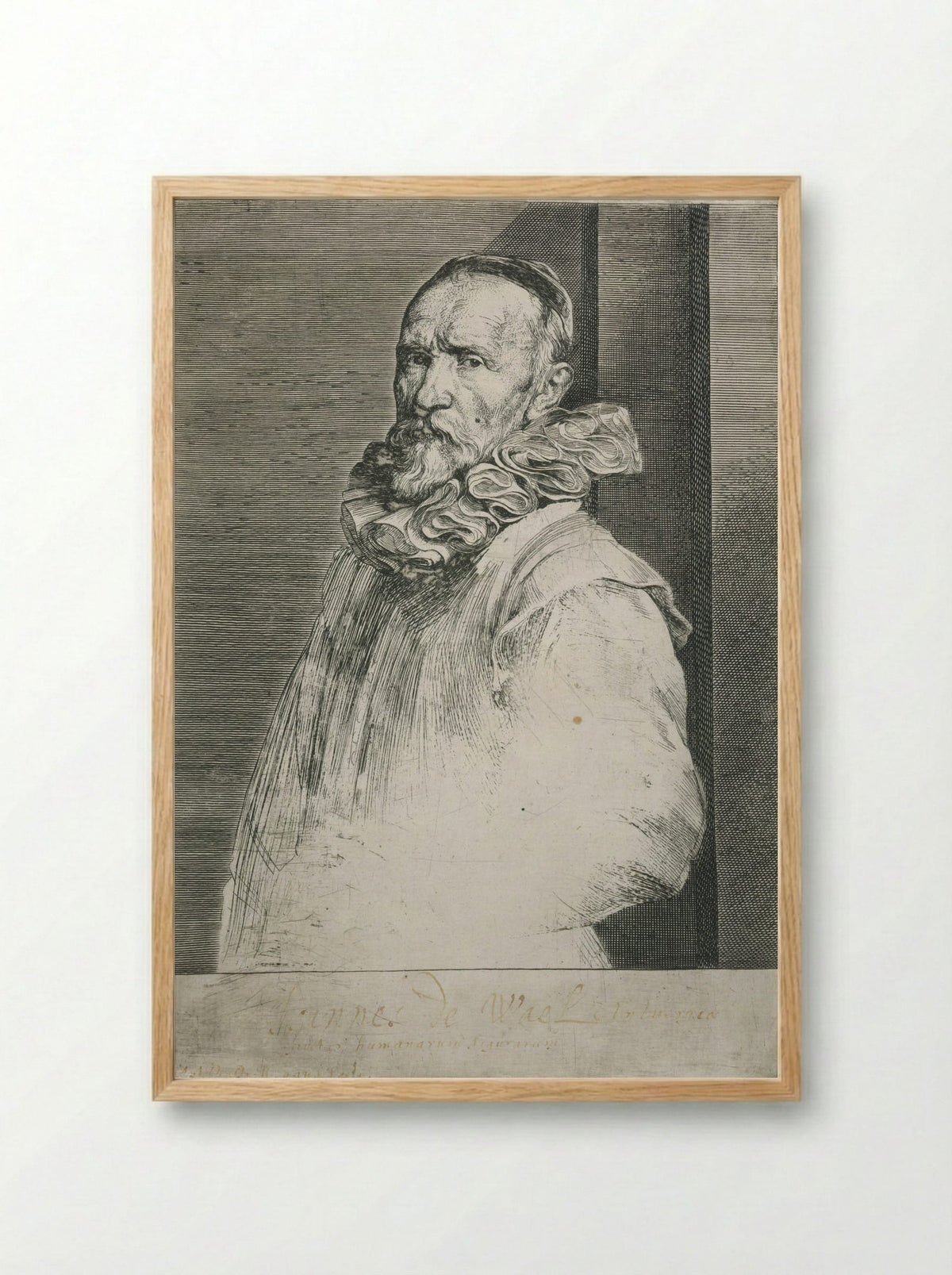 Jan de Wael - Anthony van Dyck - Framed Print Wood