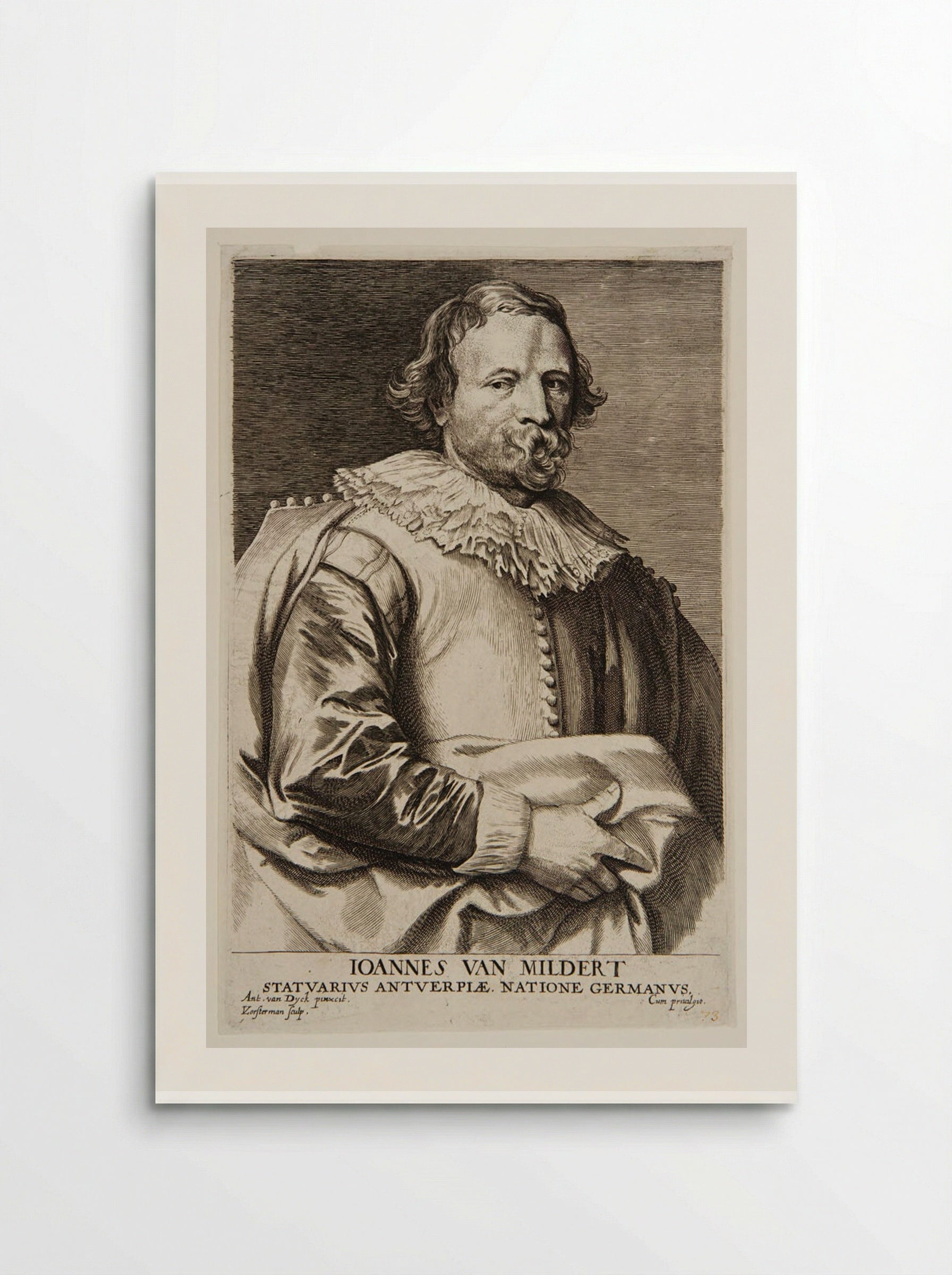 Jan van Mildert - Lucas Vorsterman I - Poster