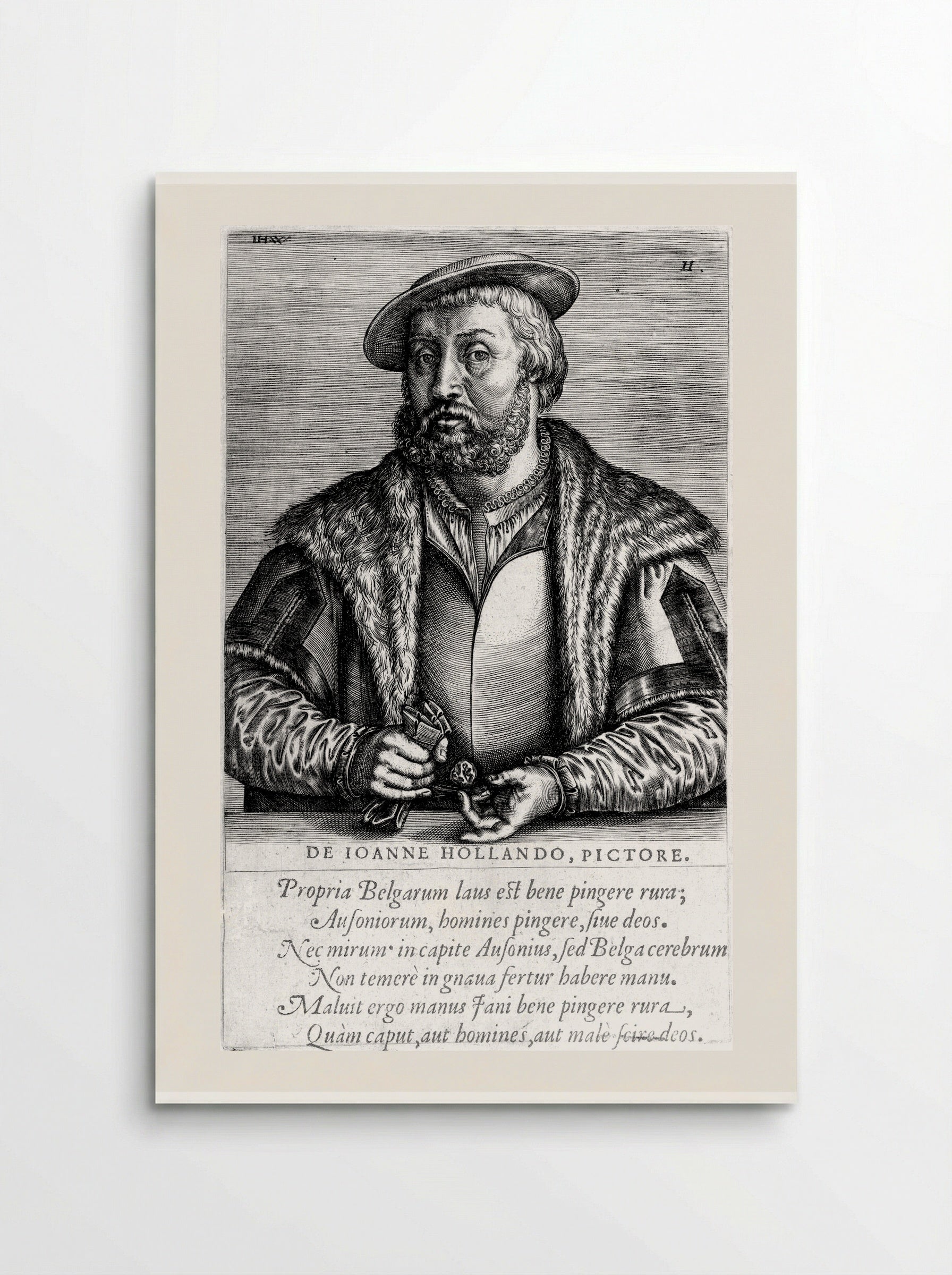 Jan van Scorel - Johannes Wierix - Poster