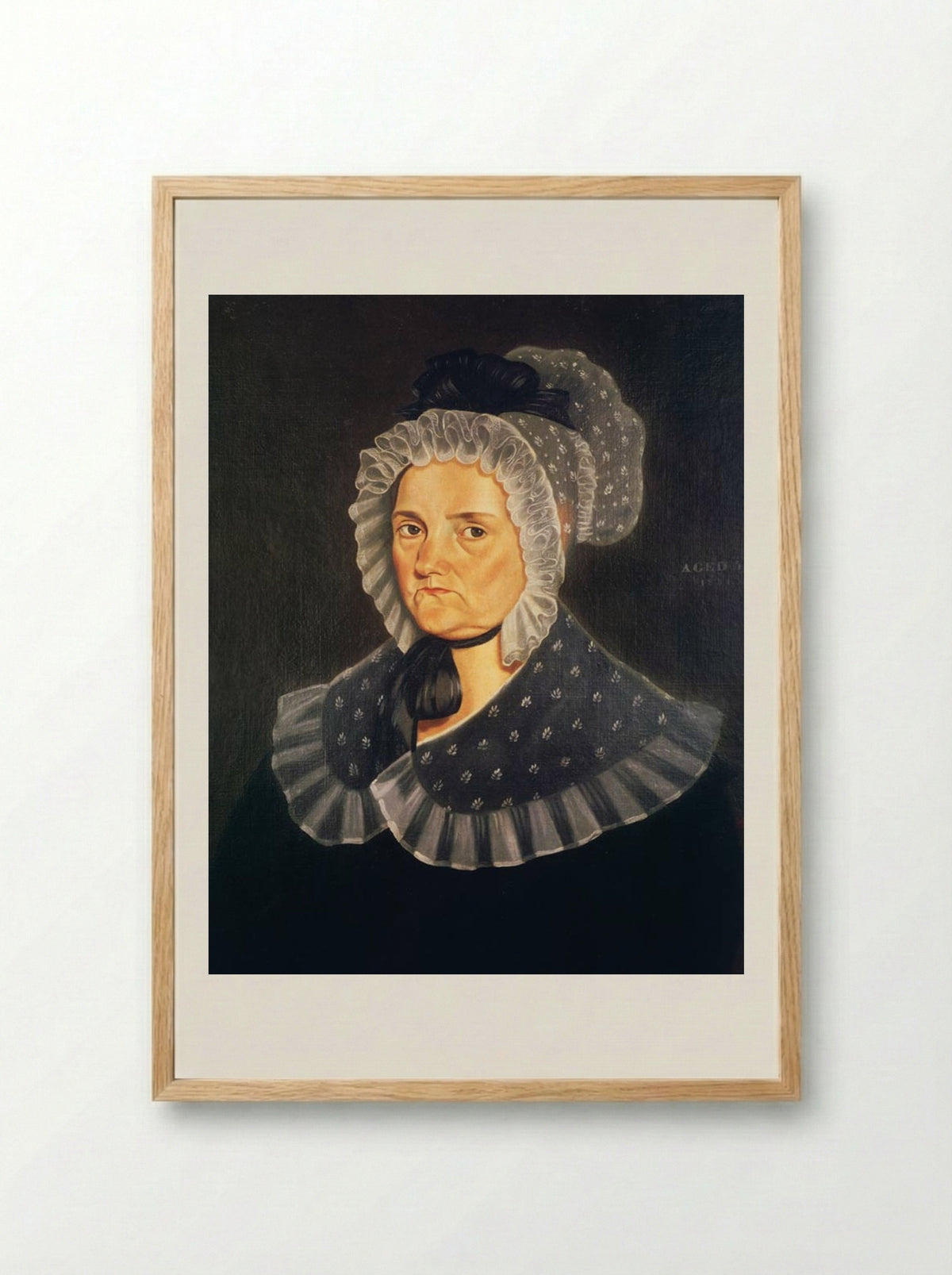 Jane Breathitt Sappington - George Caleb Bingham - Framed Print Wood