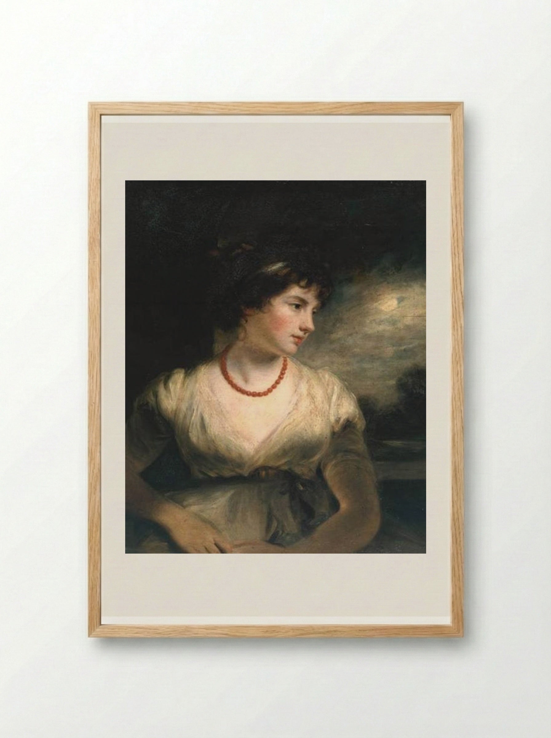 Jane Elizabeth, Countess of Oxford - John Hoppner - Framed Print Wood